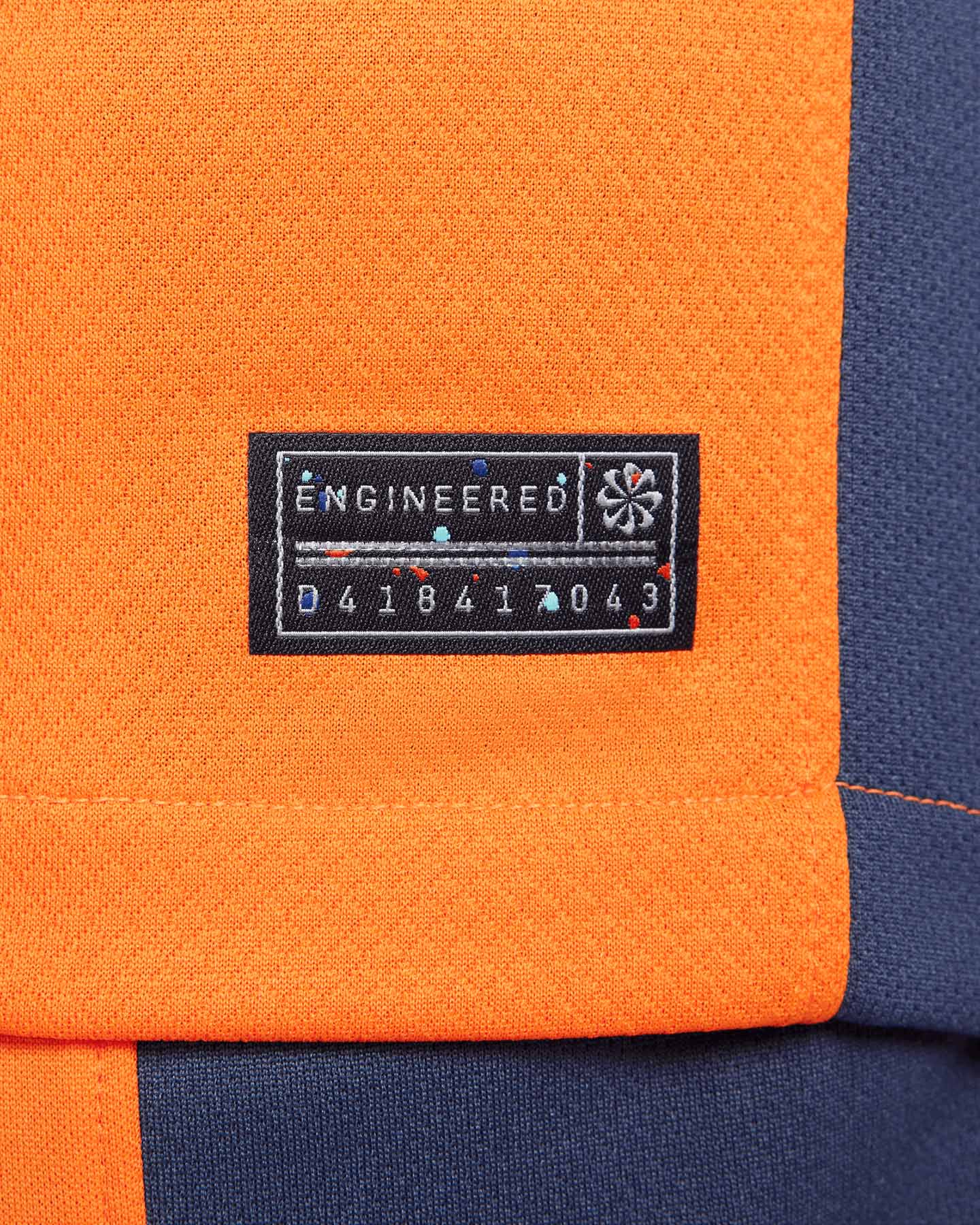 Maglia calcio ufficiale NIKE DRI FIT INTER THIRD 23-24 M - Arancione - 5 | Cisalfa Sport