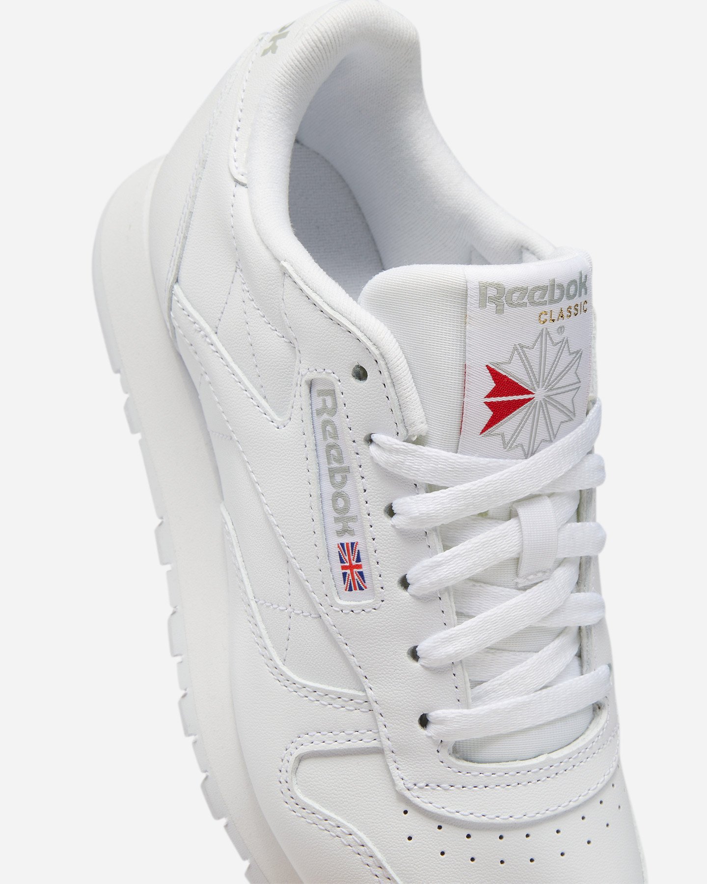 Scarpe sneakers REEBOK CLASSIC LEATHER W - Bianco - 5 | Cisalfa Sport