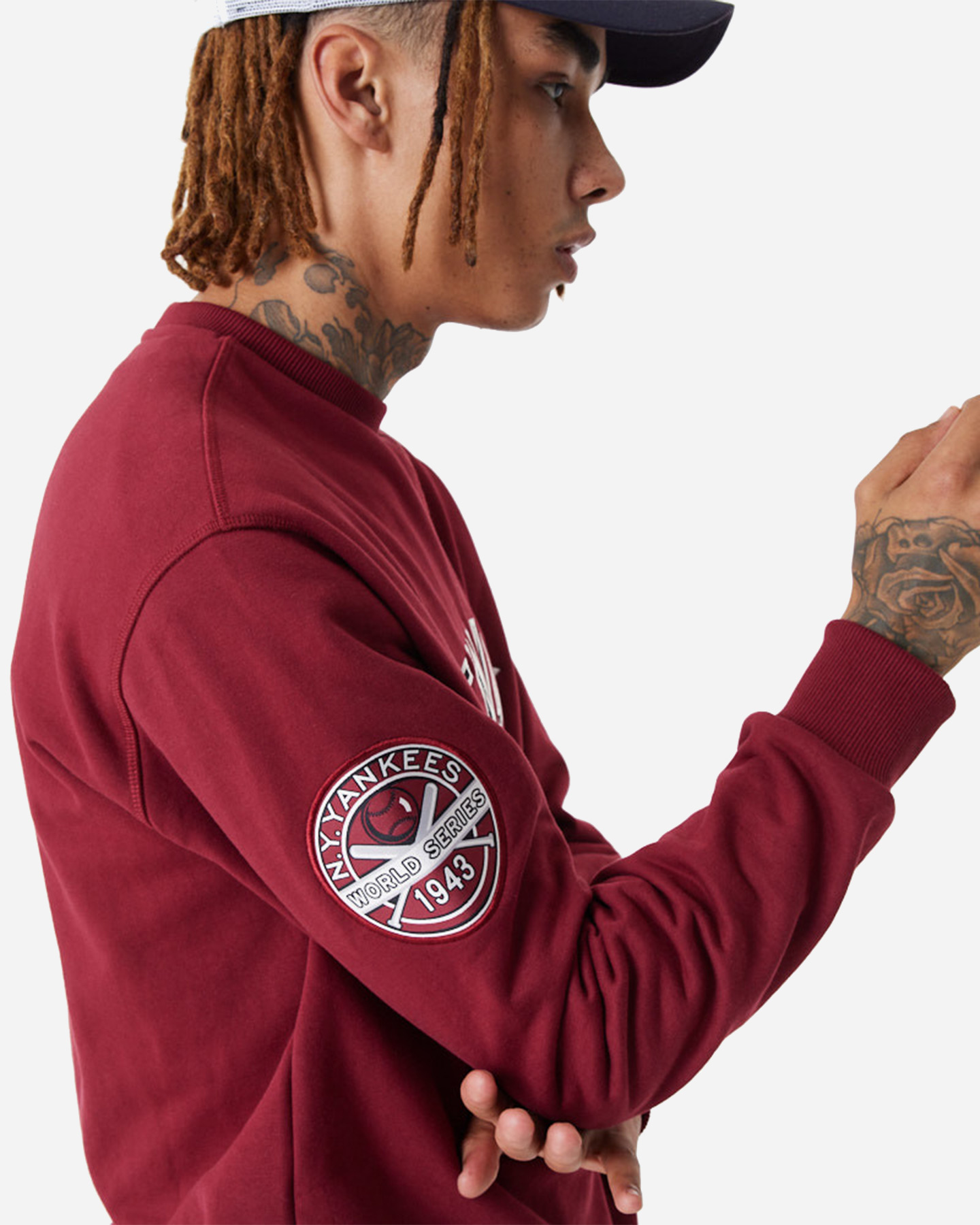 Felpa NEW ERA MLB LARGE LOGO NEW YORK YANKEES M - Rosso - 3 | Cisalfa Sport