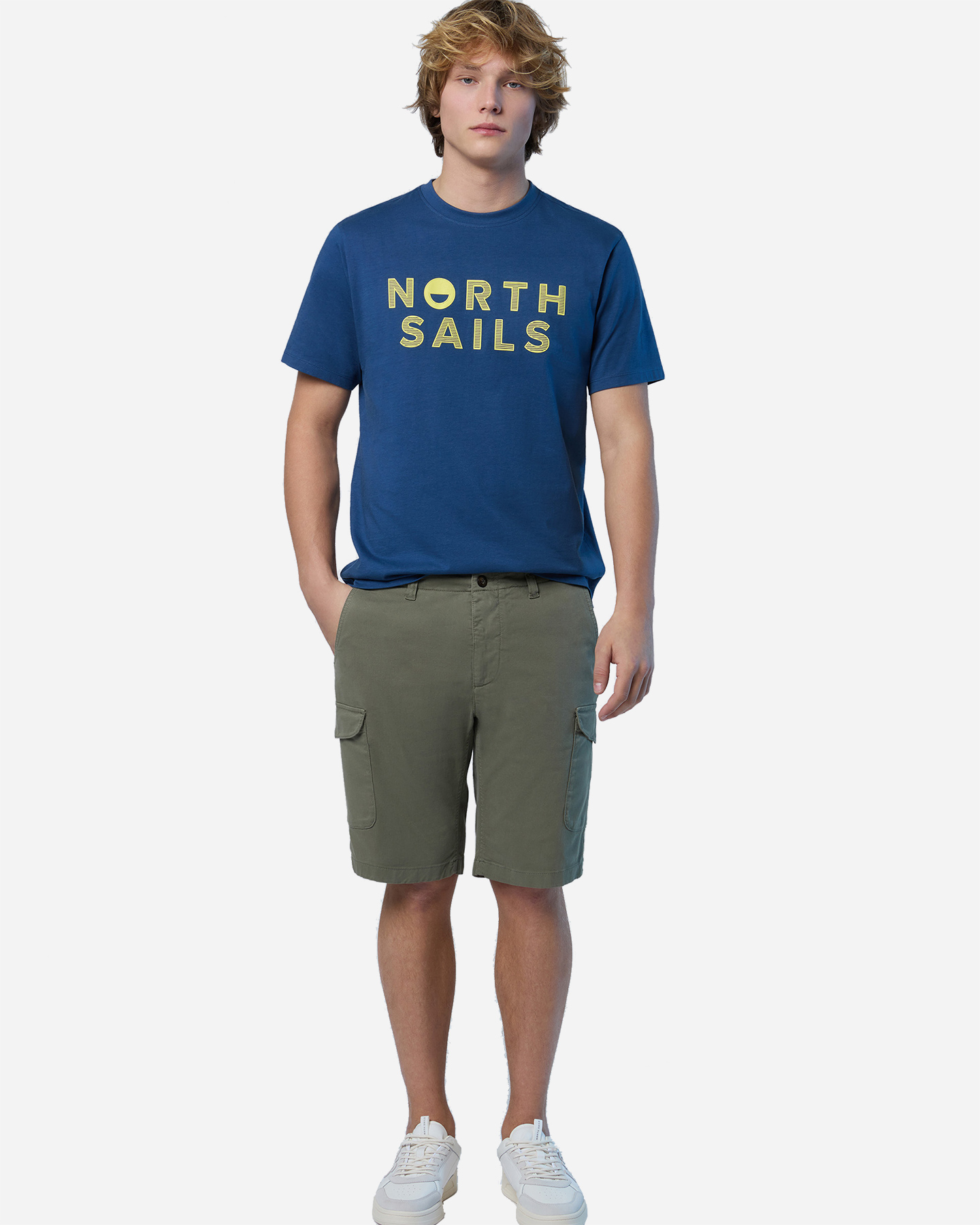 T-shirt NORTH SAILS LINEAR LOGO M - 17 | Cisalfa Sport