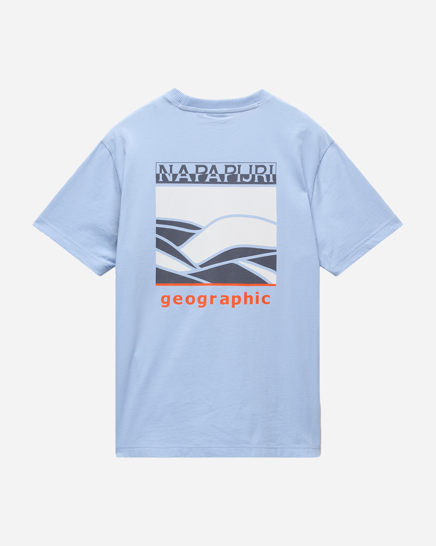 T-shirt NAPAPIJRI GRAPHIC BACK M - Azzurro - 1 | Cisalfa Sport