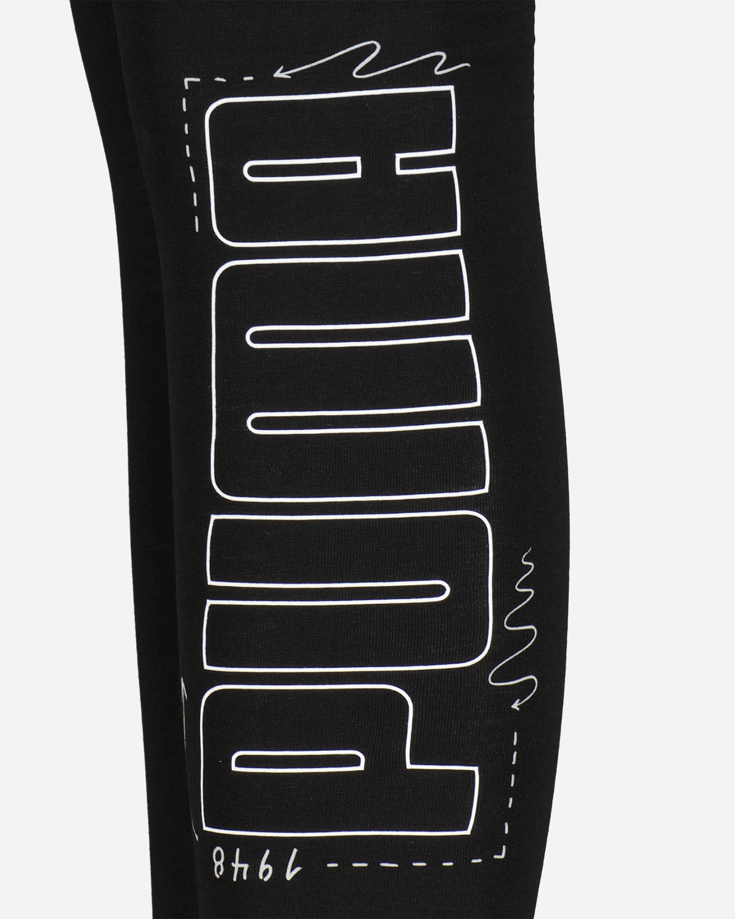 Leggings PUMA JSTRETCH BIG LOGO W - Nero - 3 | Cisalfa Sport