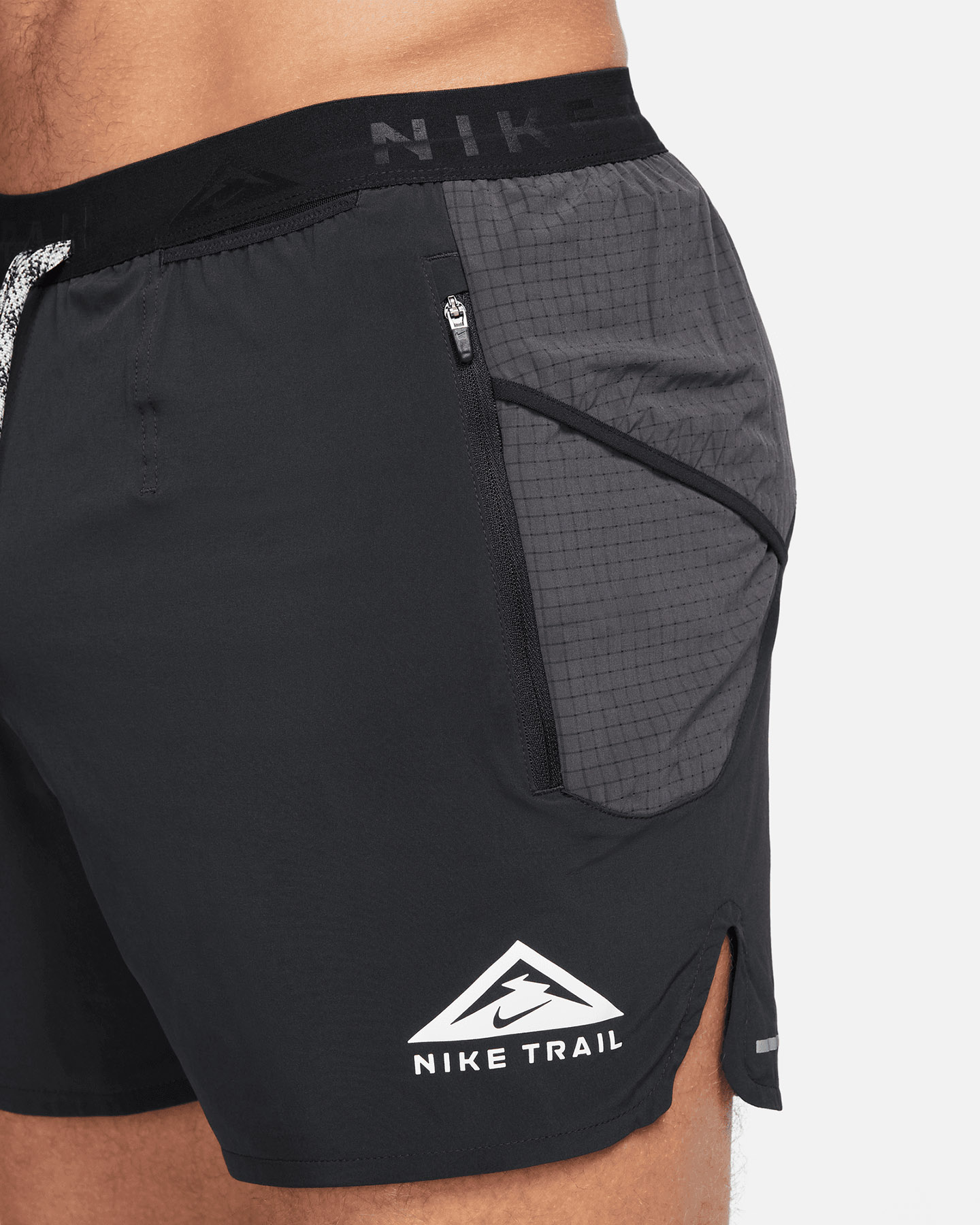 Short running NIKE NK DRI FIT TRAIL 5IN M - Nero - 4 | Cisalfa Sport