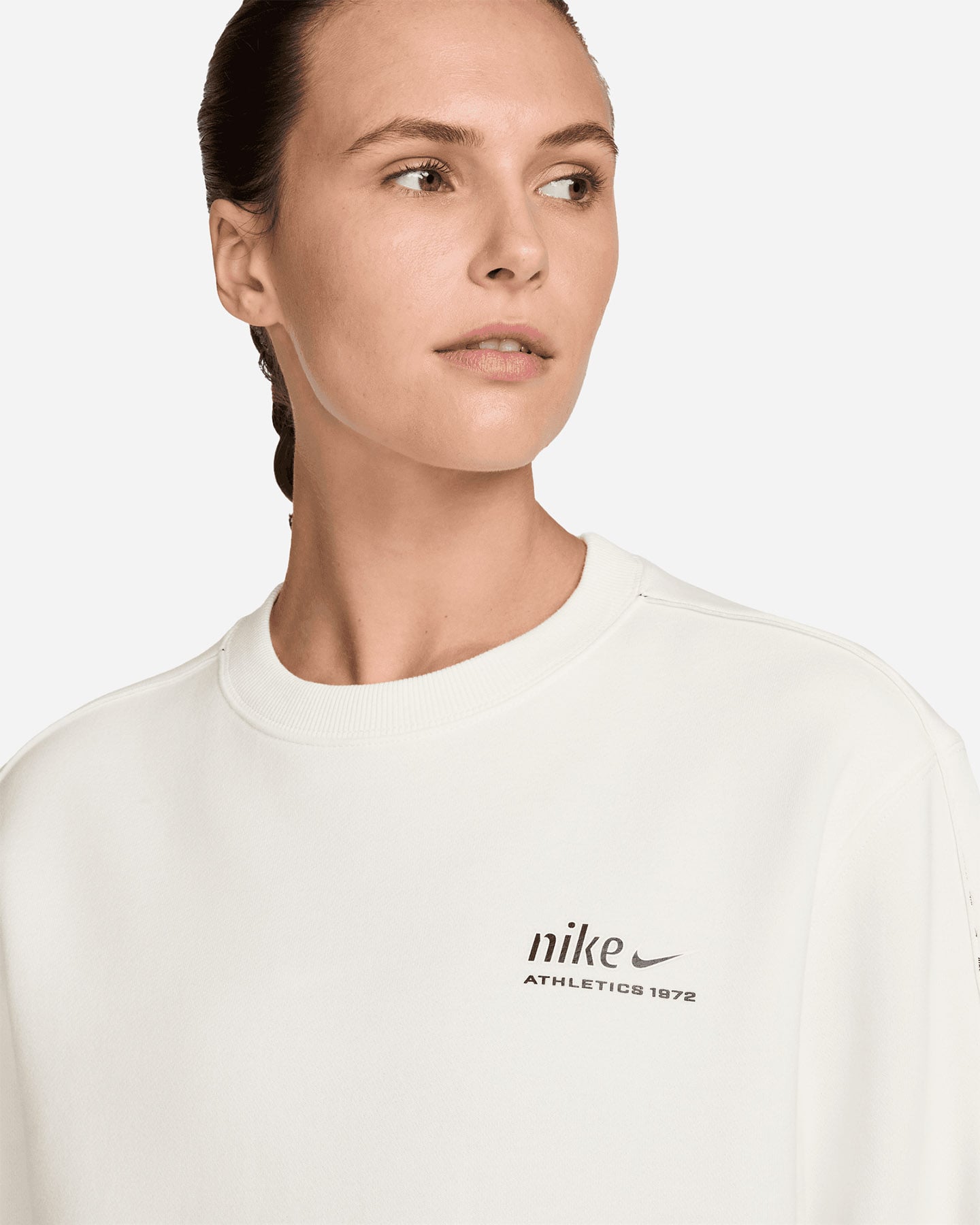 Felpa NIKE BIG LOGO RETRO W - Bianco - 2 | Cisalfa Sport