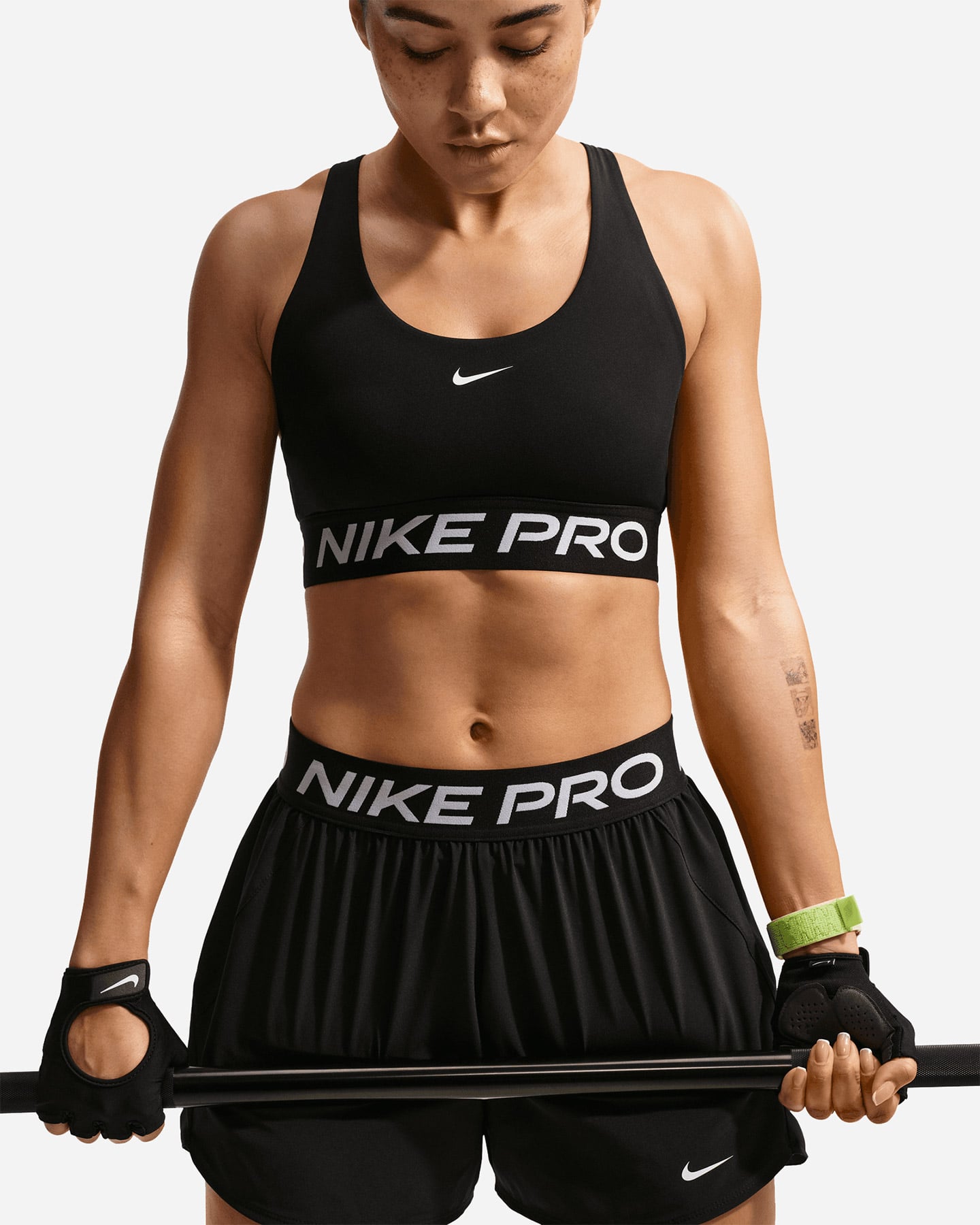 Bra training NIKE LS PRO ELAST LOGO W - Nero - 3 | Cisalfa Sport