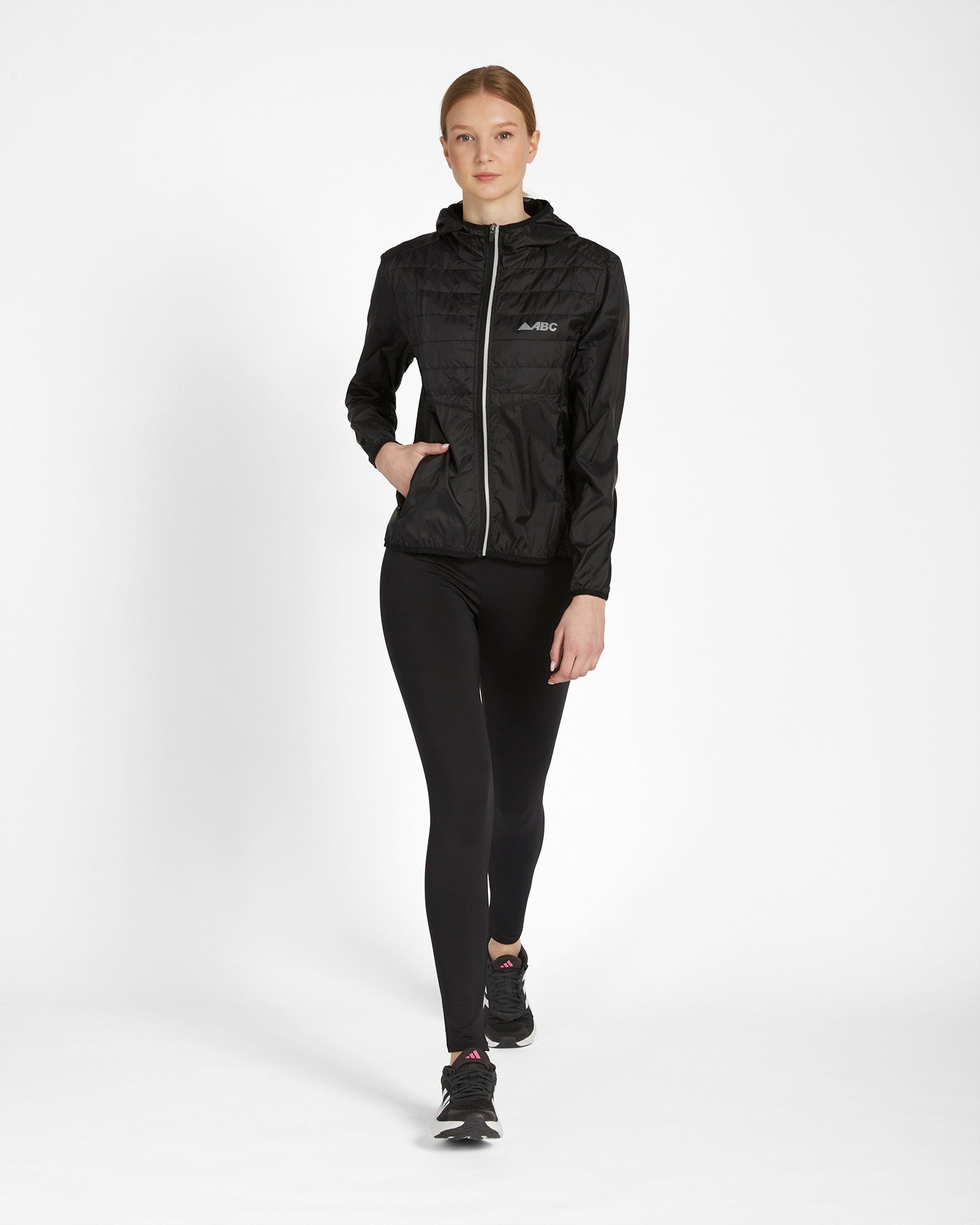Giacca running ABC RUN W - Nero - 3 | Cisalfa Sport