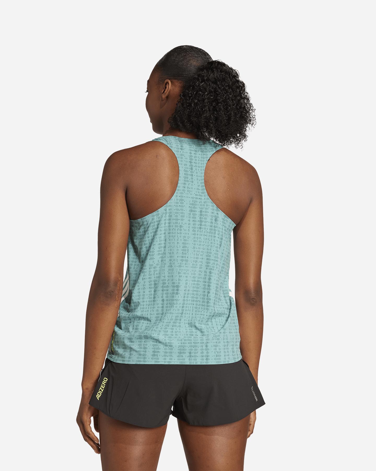 Canotta running ADIDAS ADIZERO W - Verde - 2 | Cisalfa Sport
