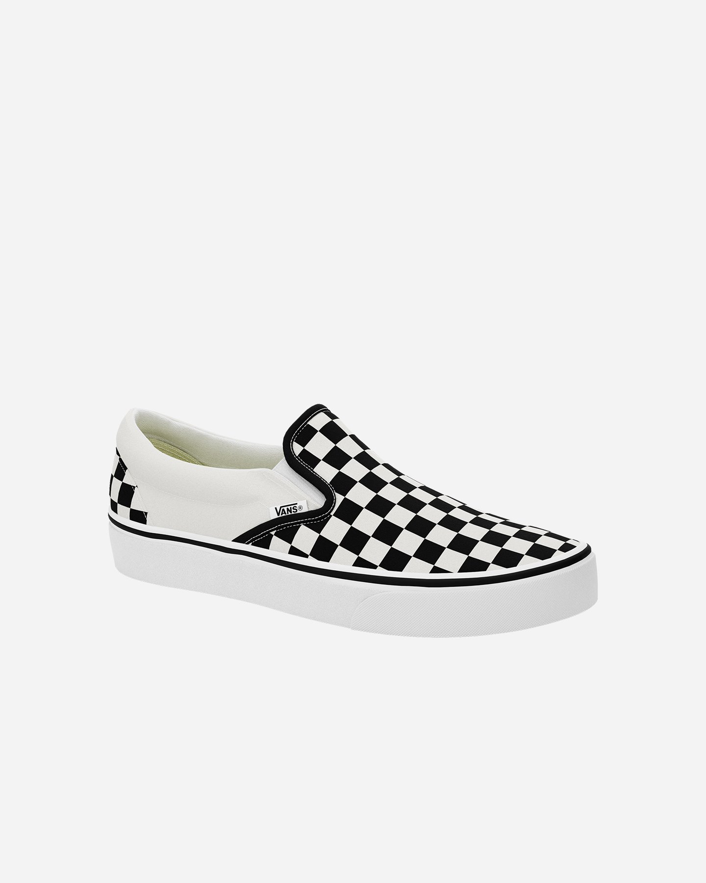 Scarpe sneakers VANS SLIP ON CHECKERBOARD M - Nero - 1 | Cisalfa Sport