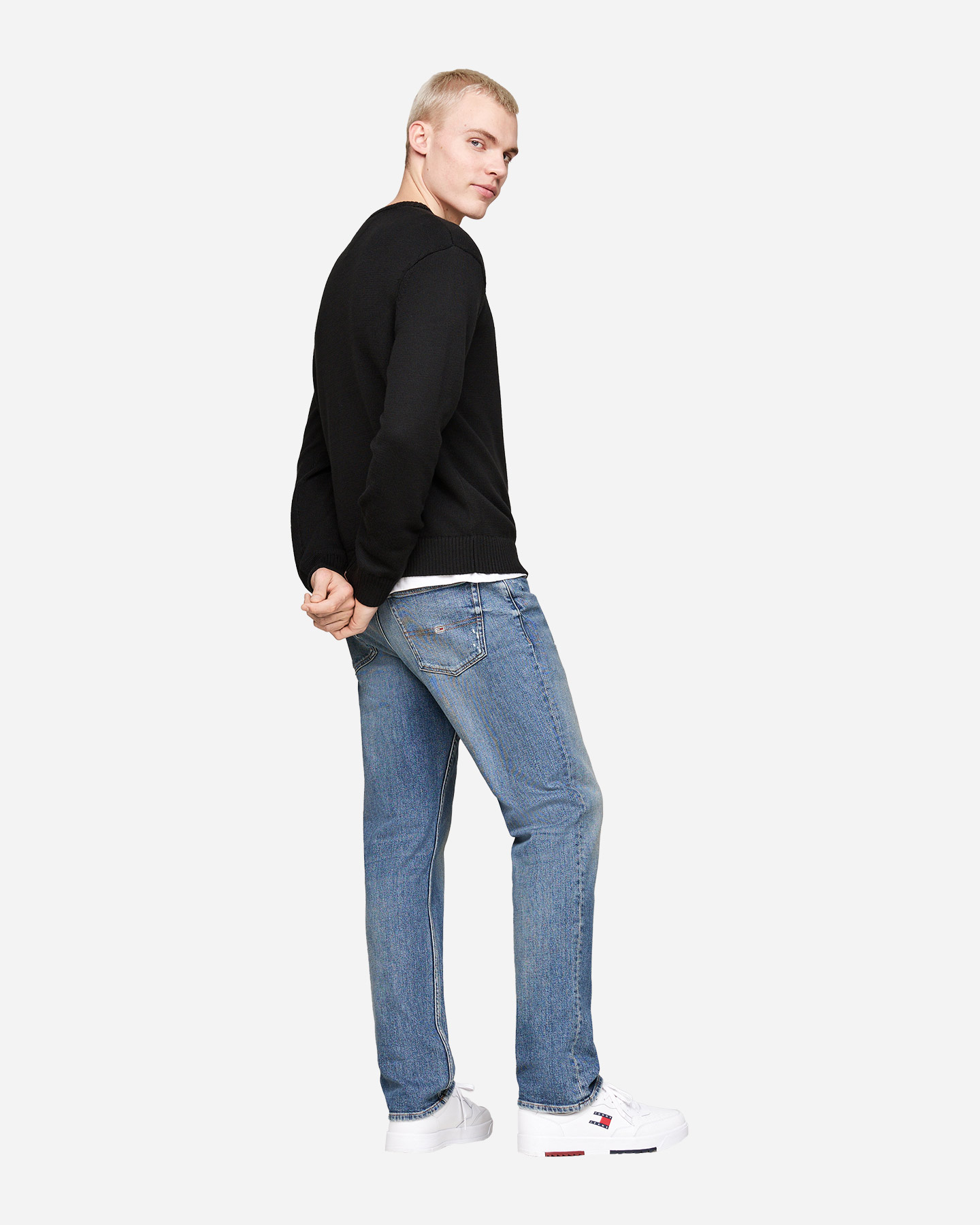 Maglione TOMMY HILFIGER REGULAR BADGE M - Nero - 3 | Cisalfa Sport