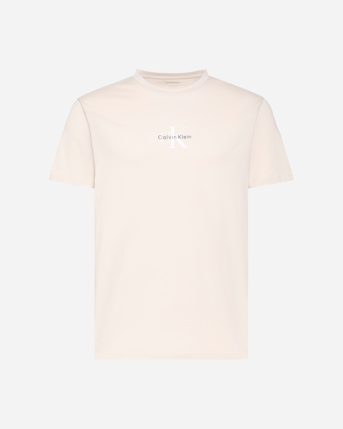 T-shirt CALVIN KLEIN JEANS MICRO MONOLOGO M - Beige - 0 | Cisalfa Sport