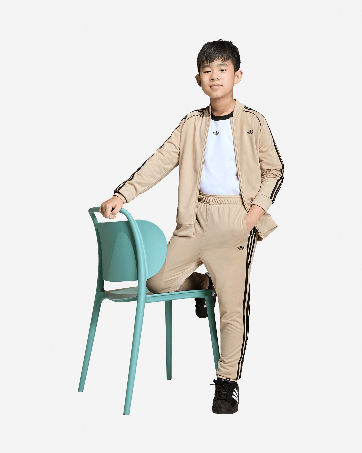 Pantalone ADIDAS ICON JR - Beige - 3 | Cisalfa Sport