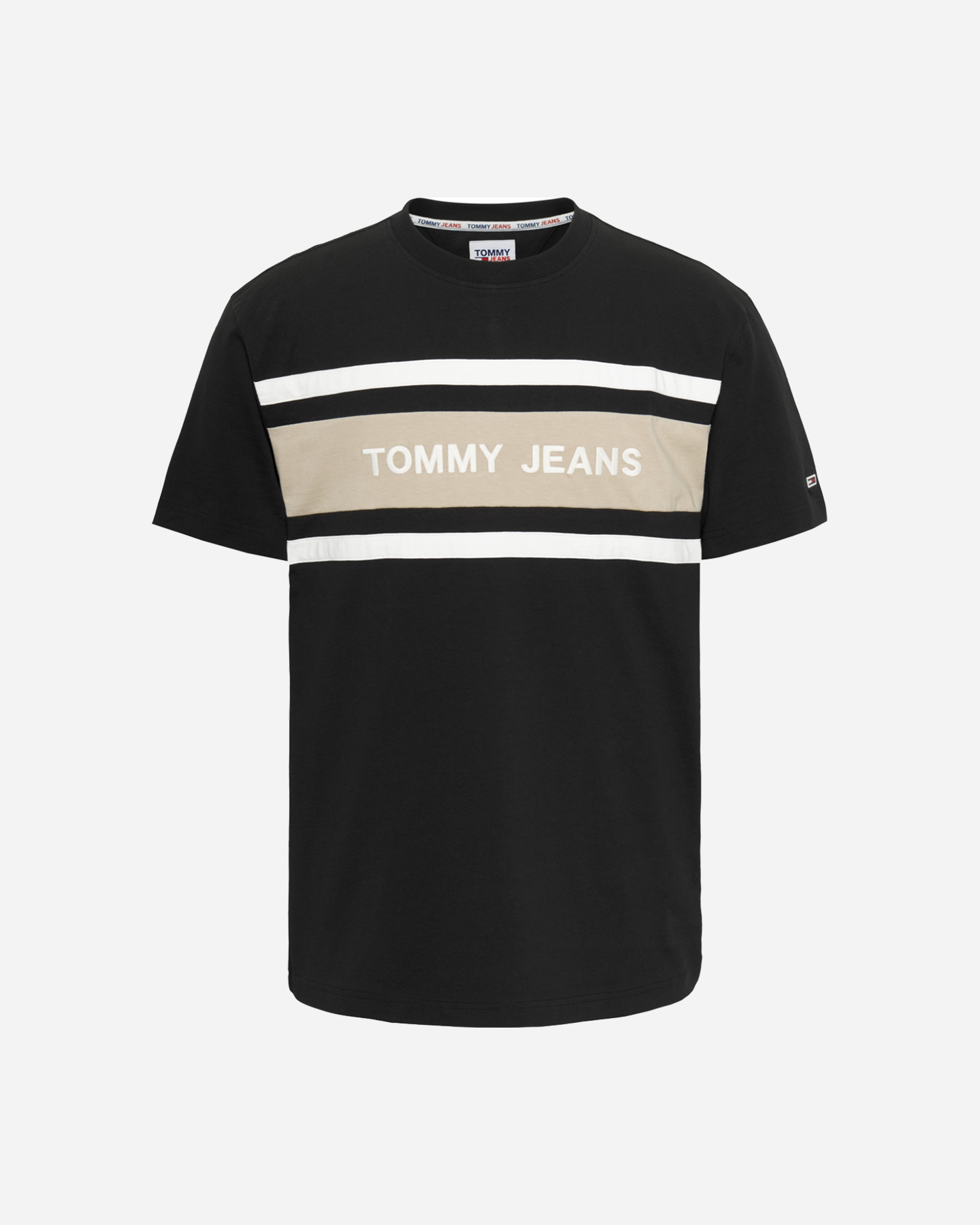 T-shirt TOMMY HILFIGER LOGO STRIPES M - 1 | Cisalfa Sport