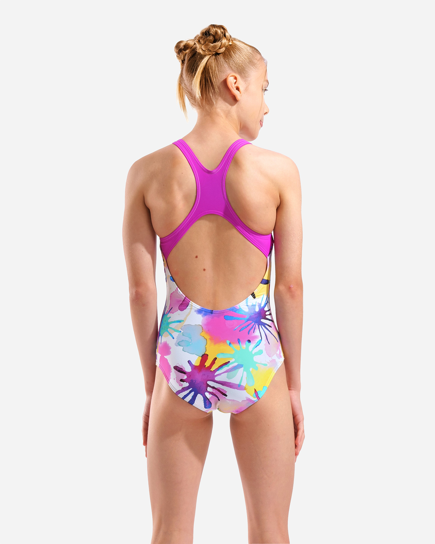 Costume piscina ARENA SPRAYING JR - Bianco - 3 | Cisalfa Sport