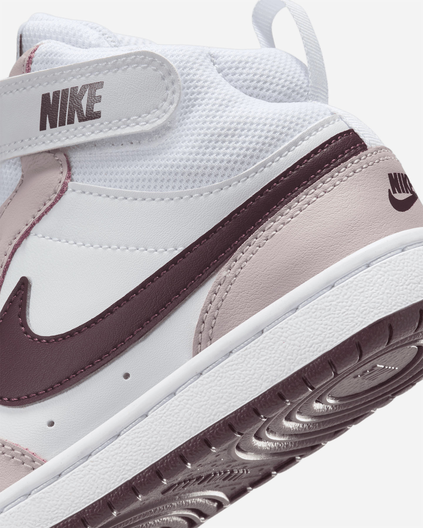 Scarpe sneakers NIKE COURT BOROUGH MID 2 PS JR - Bianco - 5 | Cisalfa Sport