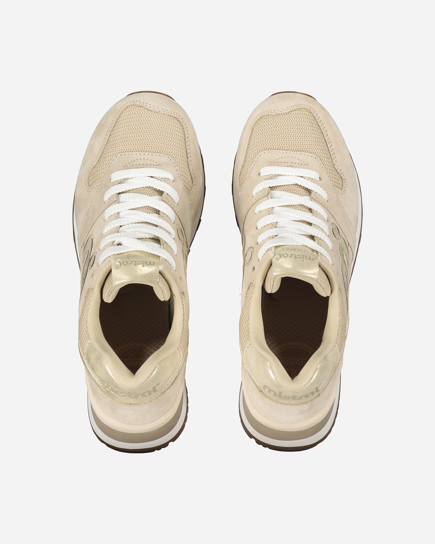 Scarpe sneakers MISTRAL SEVENTIES W - Beige - 4 | Cisalfa Sport
