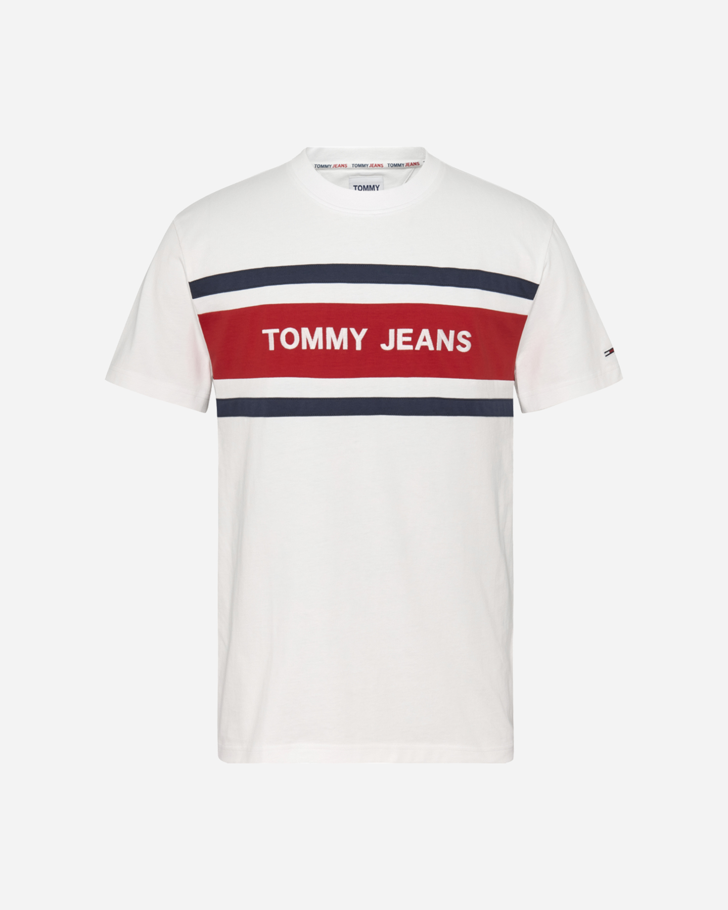 T-shirt TOMMY HILFIGER LOGO STRIPES M - 0 | Cisalfa Sport