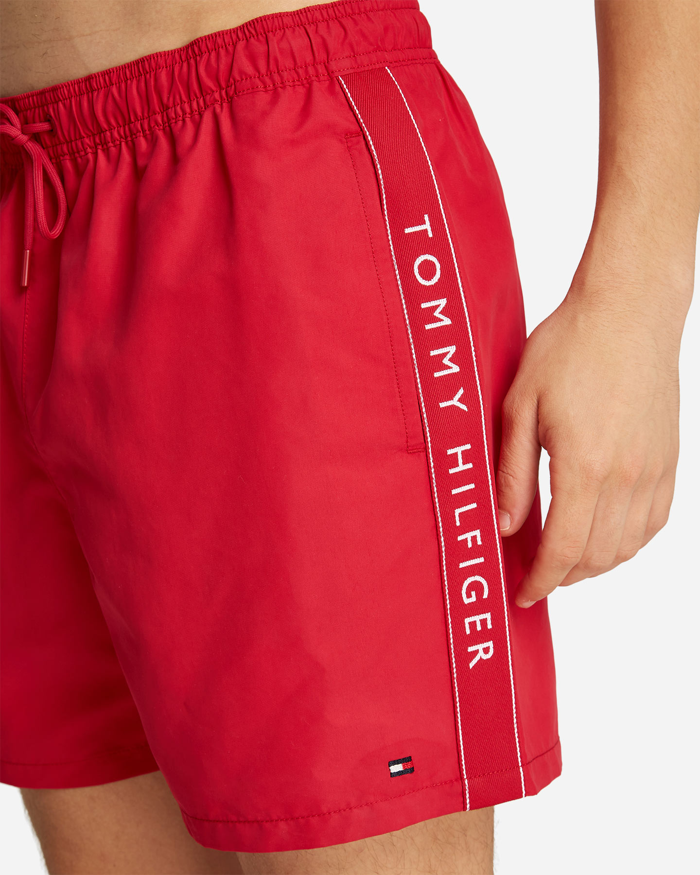 Boxer mare TOMMY HILFIGER BOXER LOGO EMBROIDERED M - Rosso - 4 | Cisalfa Sport