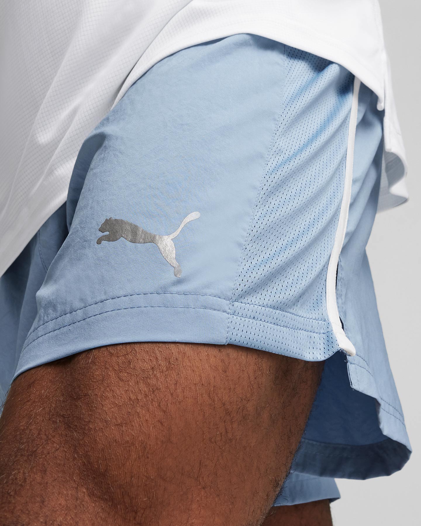 Short running PUMA RUN FAVORITE VELOCITY M - Blu - 5 | Cisalfa Sport