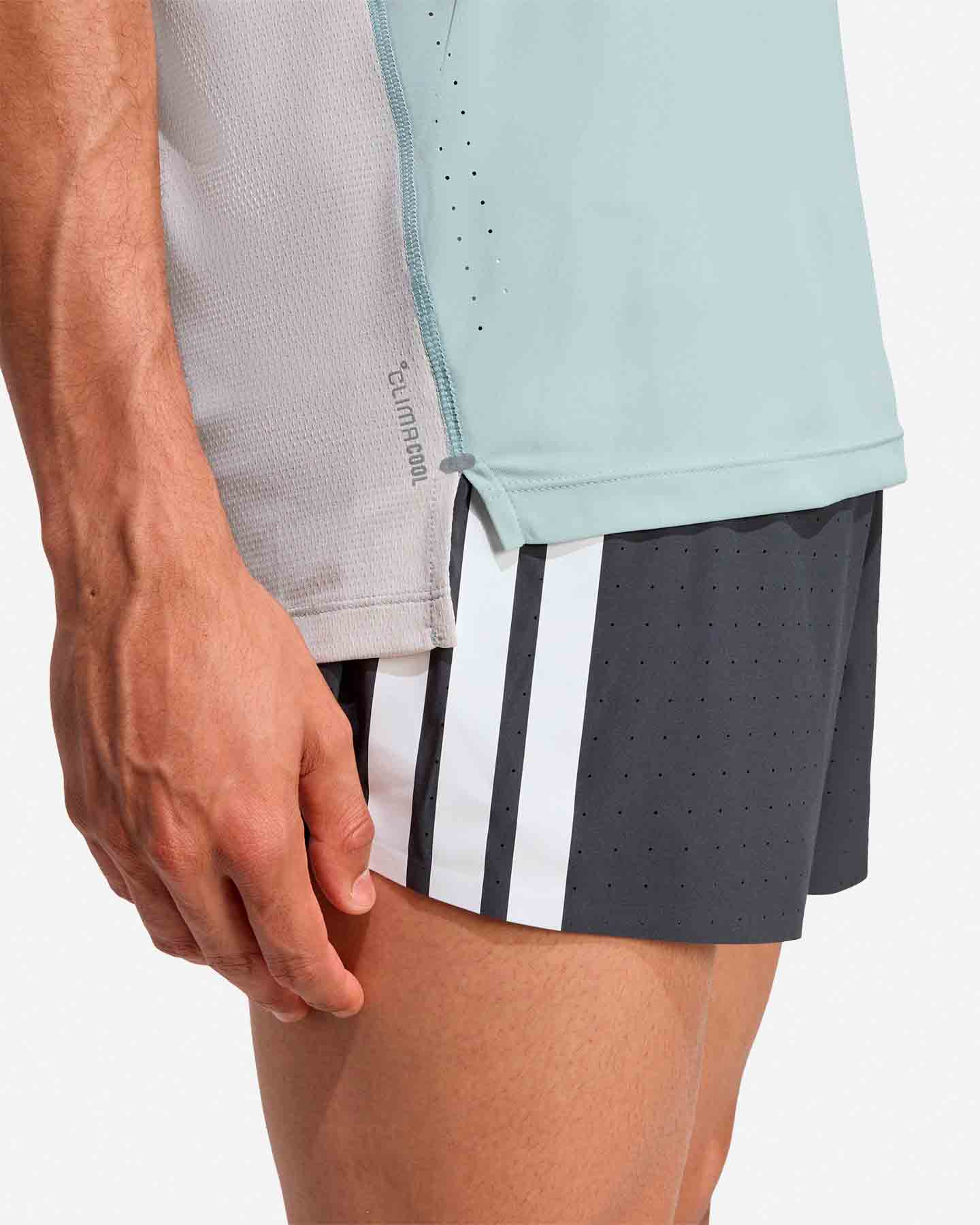T-shirt running ADIDAS ADI365 BREEZE M - Grigio - 5 | Cisalfa Sport