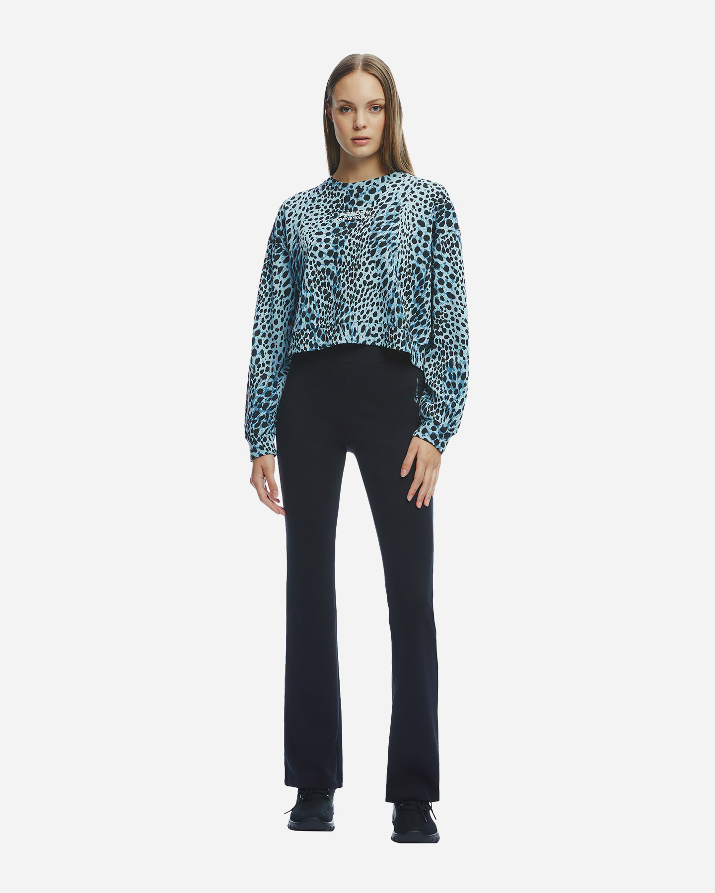 Pantalone FREDDY FLARE W - Nero - 2 | Cisalfa Sport