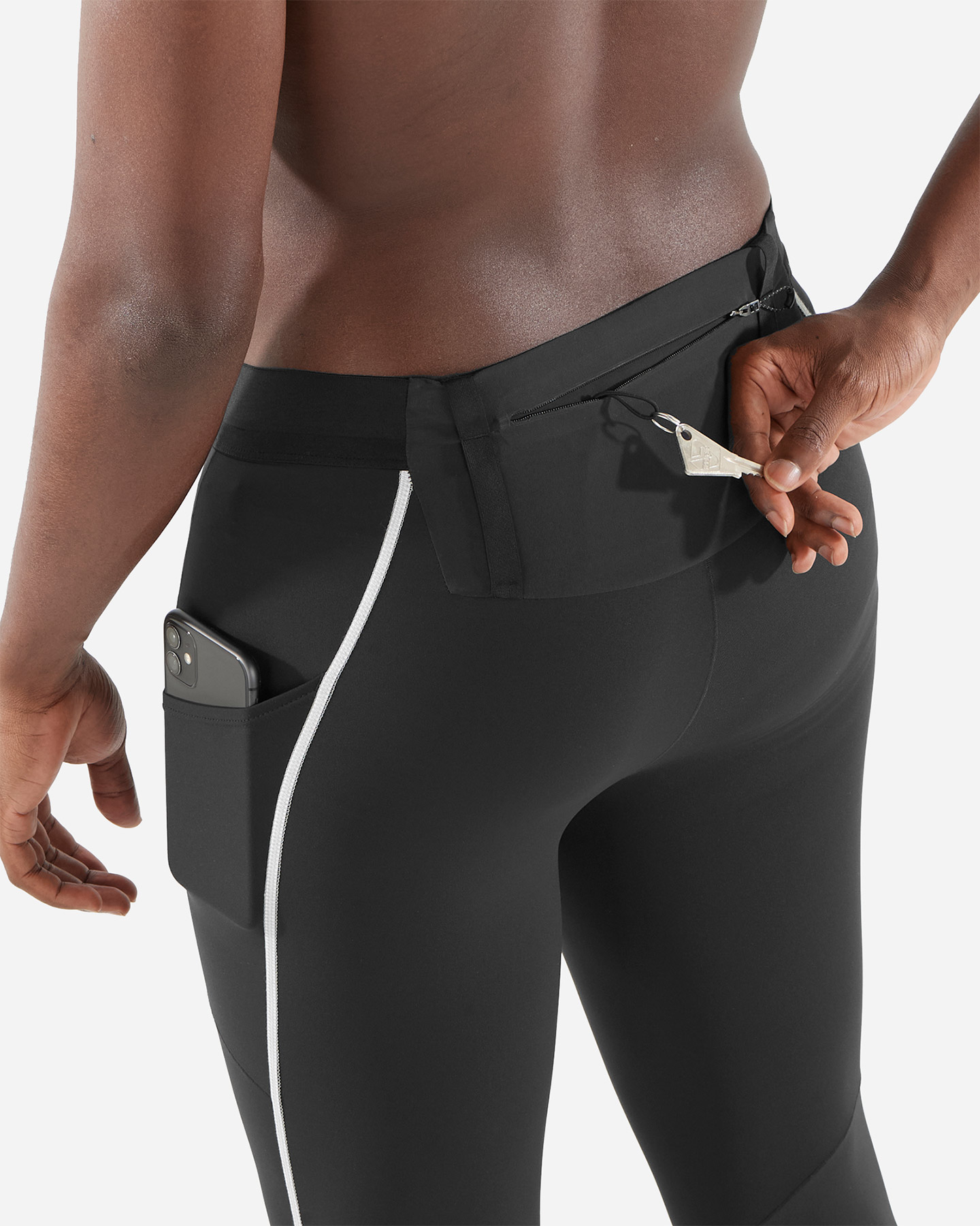 Fuseaux running SALOMON SENSE AERO STOW M - Nero - 3 | Cisalfa Sport