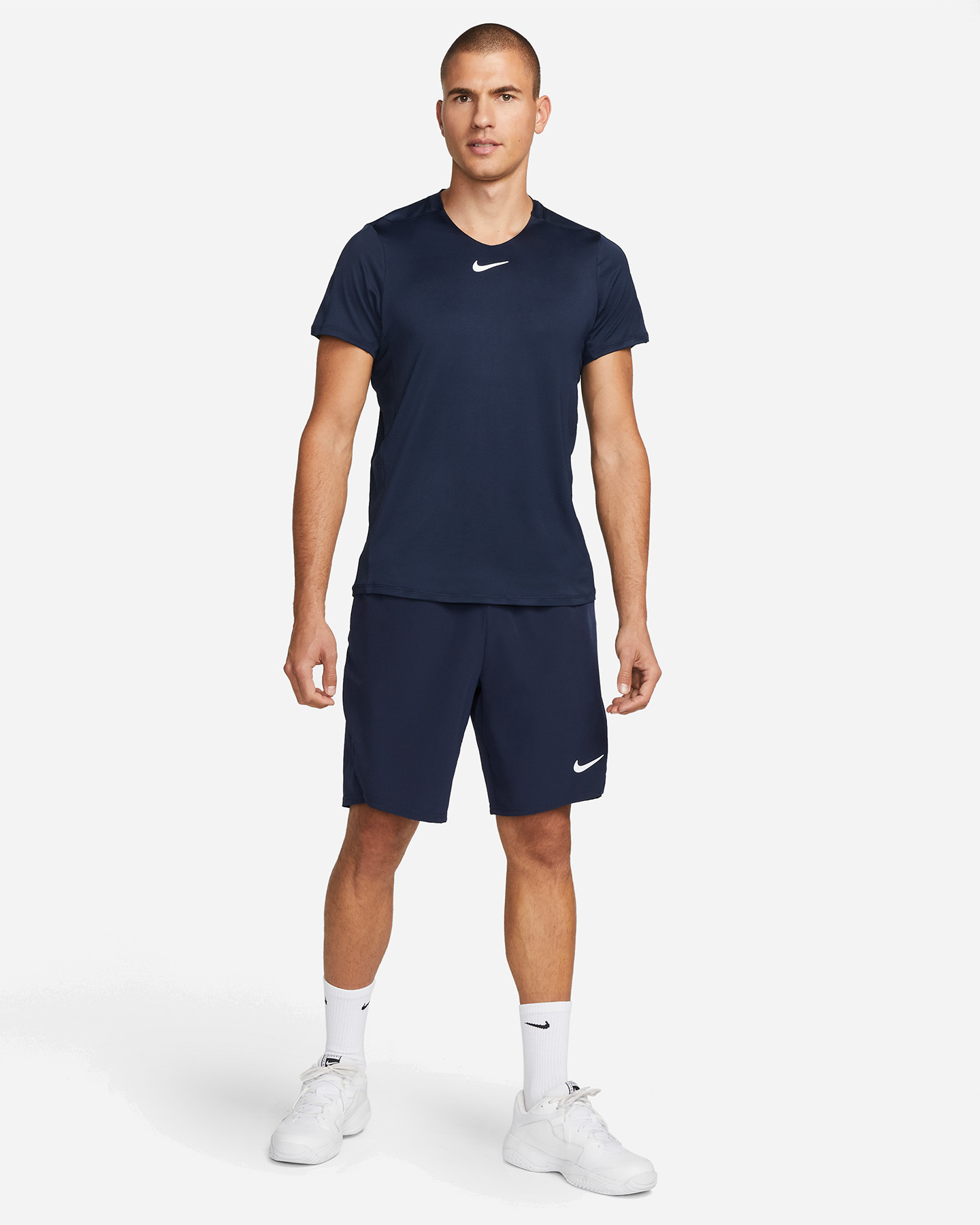 T-shirt tennis NIKE DRI FIT ADVG M - Bianco - 3 | Cisalfa Sport