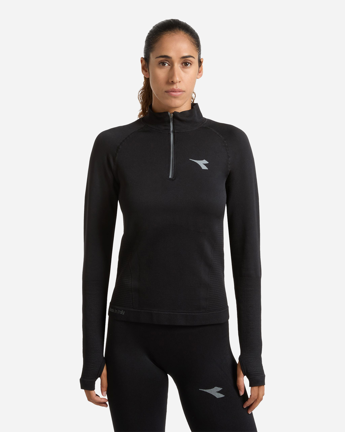 Maglia running DIADORA STRATOUNO W - Nero - 1 | Cisalfa Sport