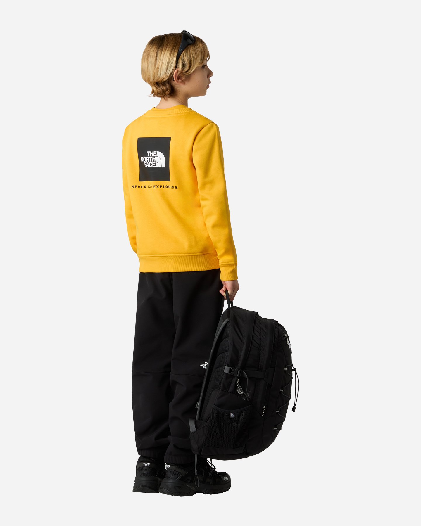 Felpa THE NORTH FACE LOGO BOX JR - Giallo - 4 | Cisalfa Sport