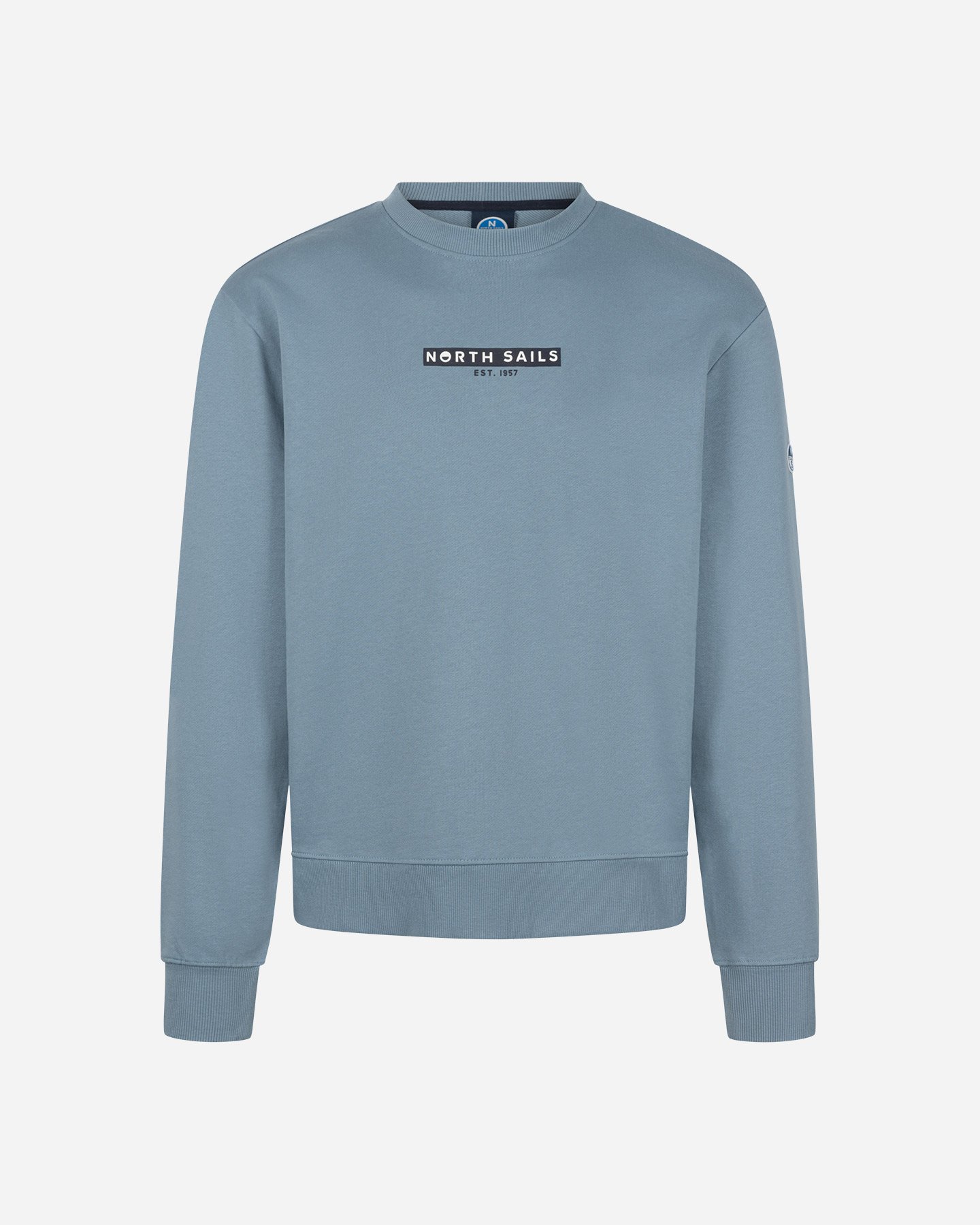 Felpa NORTH SAILS LINEAR LOGO M - Azzurro - 0 | Cisalfa Sport