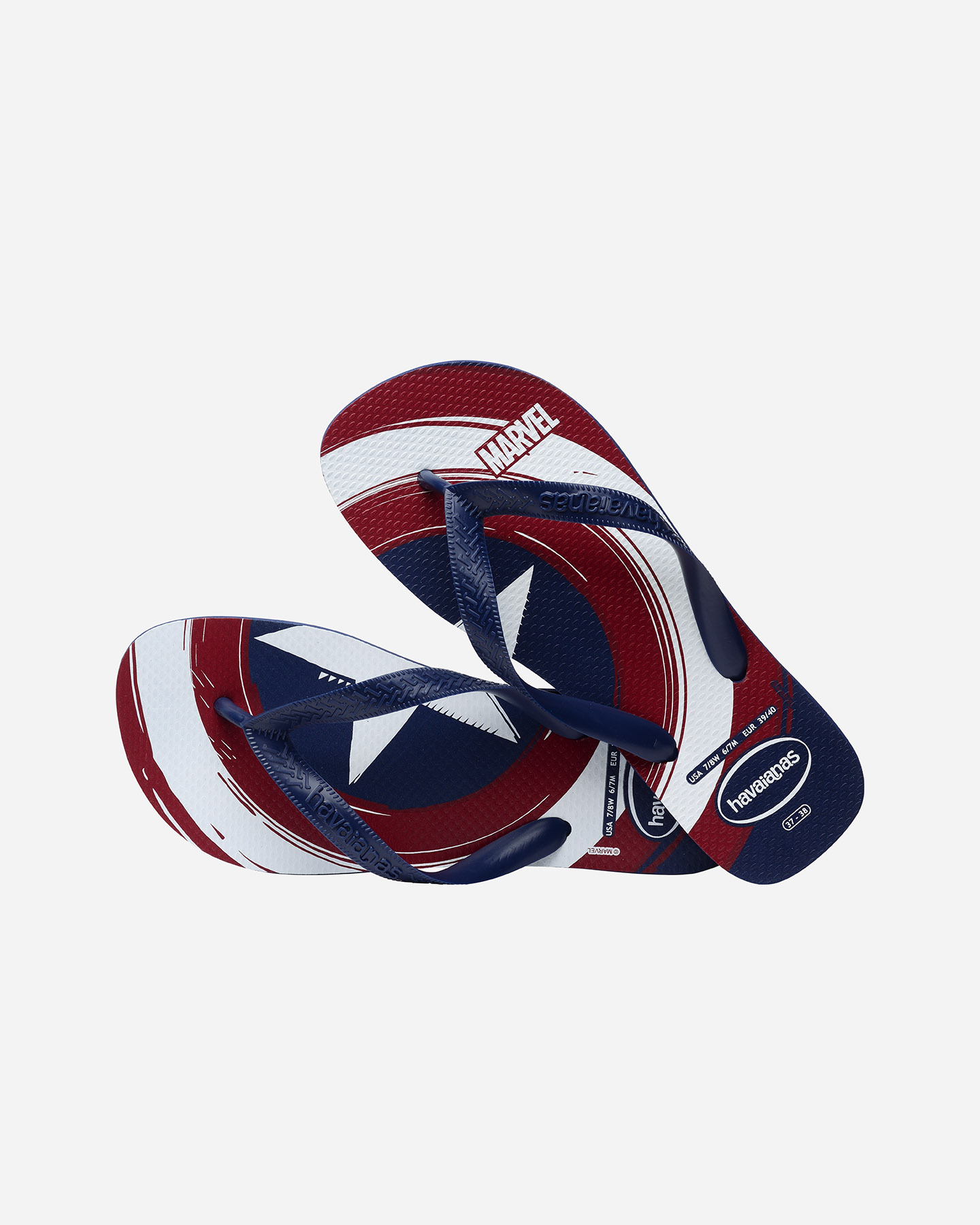 Infradito HAVAIANAS TOP MARVEL LOGOMANIA M - Blu Navy - 1 | Cisalfa Sport