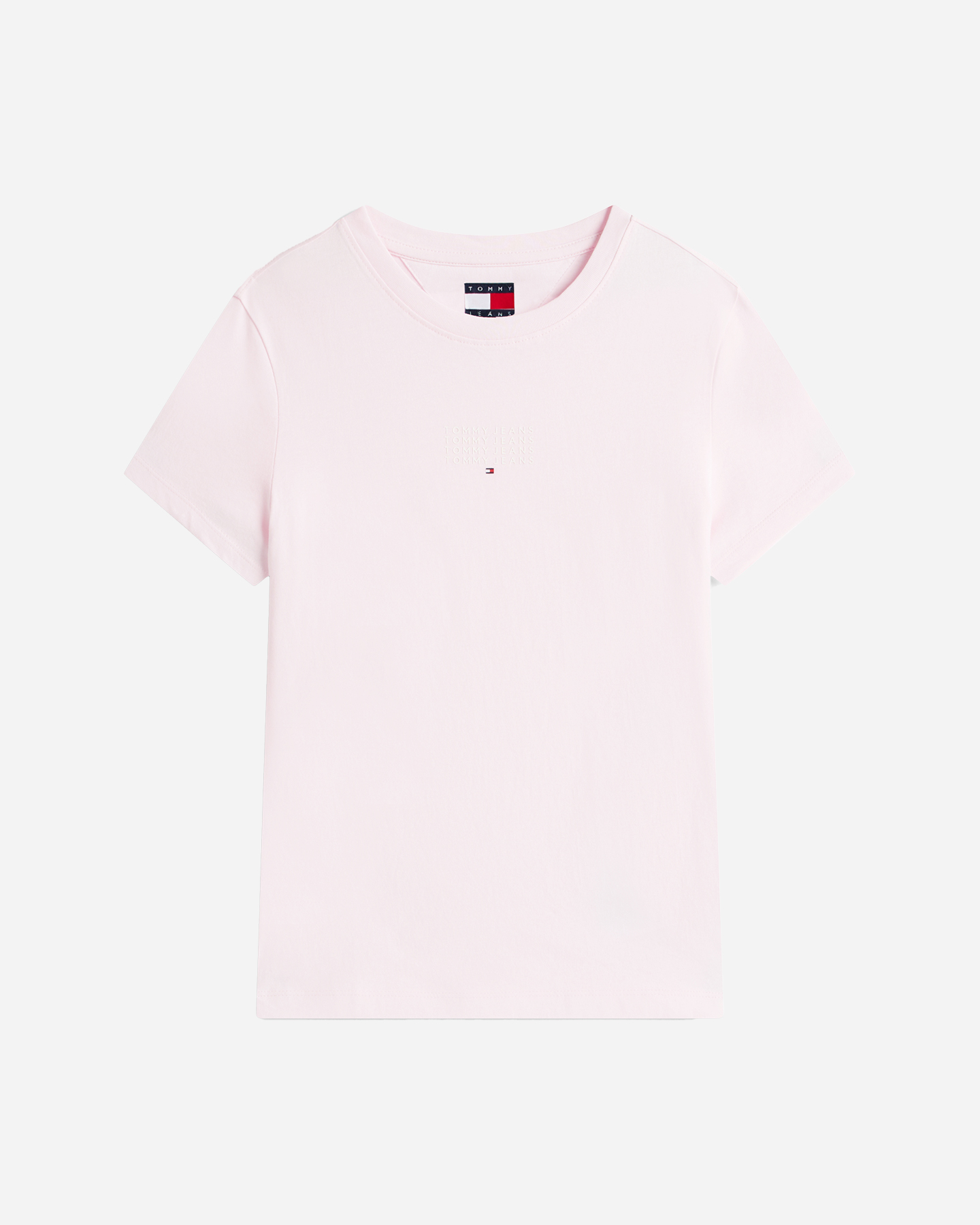T-shirt TOMMY HILFIGER SLIM MULTI LINEAR W - Rosa - 0 | Cisalfa Sport