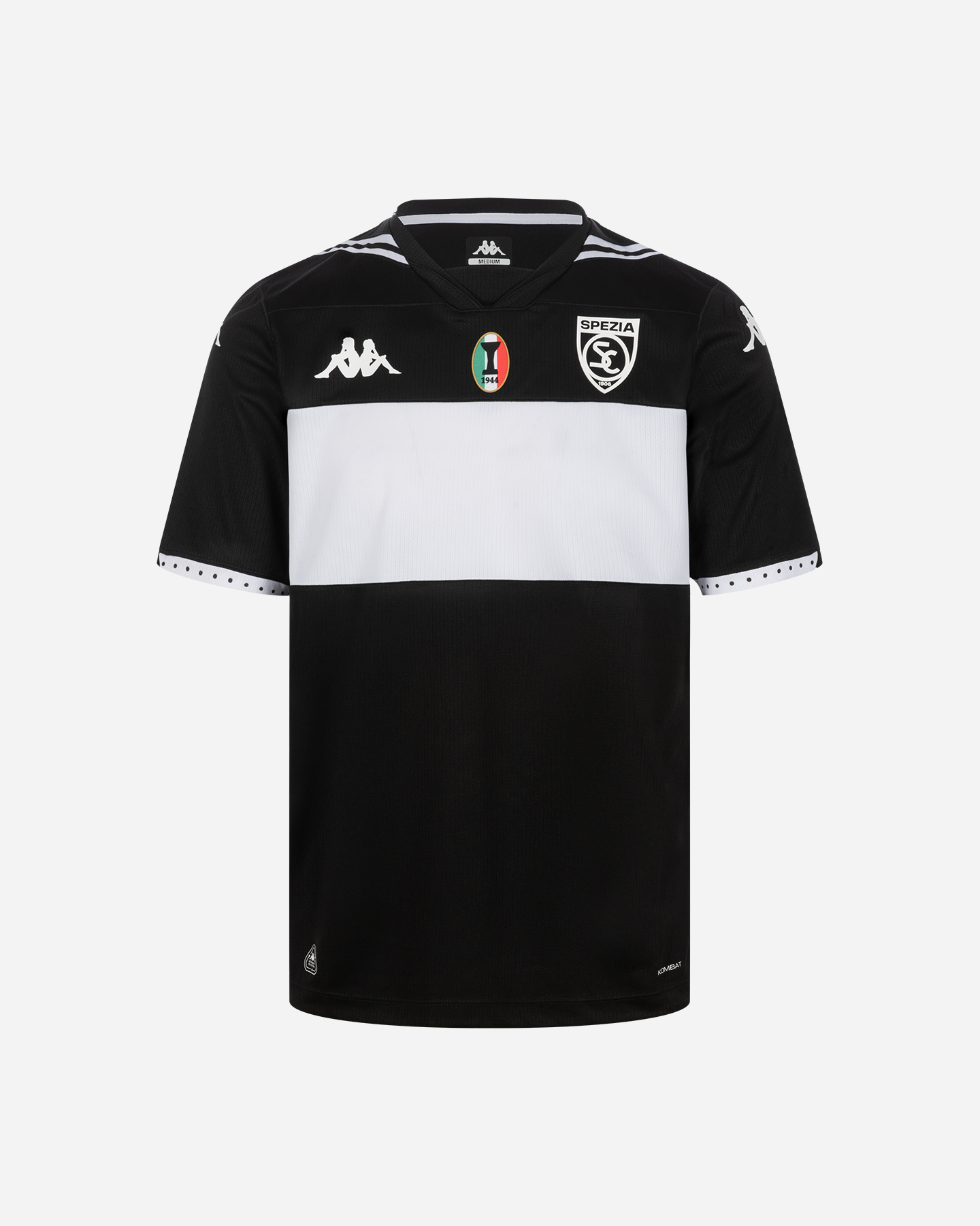 Kappa Spezia Away Kombat 25-26 M - Maglia Calcio Ufficiale - Uomo - Color Mix