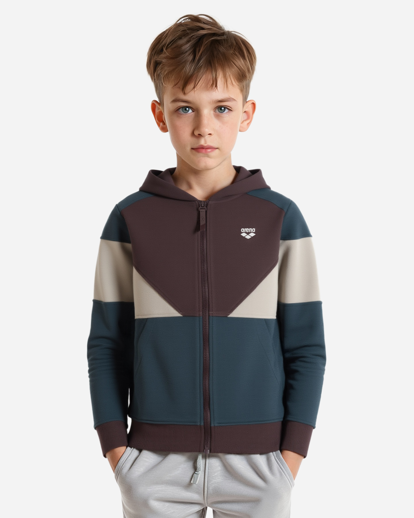 Felpa ARENA ATHLETIC ESSENTIAL JR - Blu - 2 | Cisalfa Sport