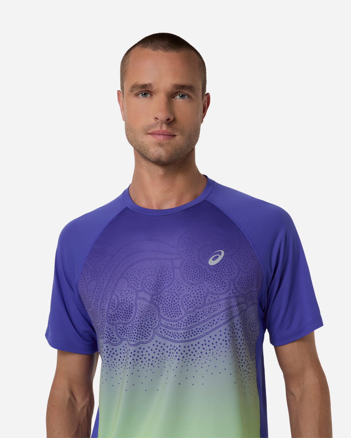 T-shirt running ASICS ROAD FADE M - Blu - 2 | Cisalfa Sport