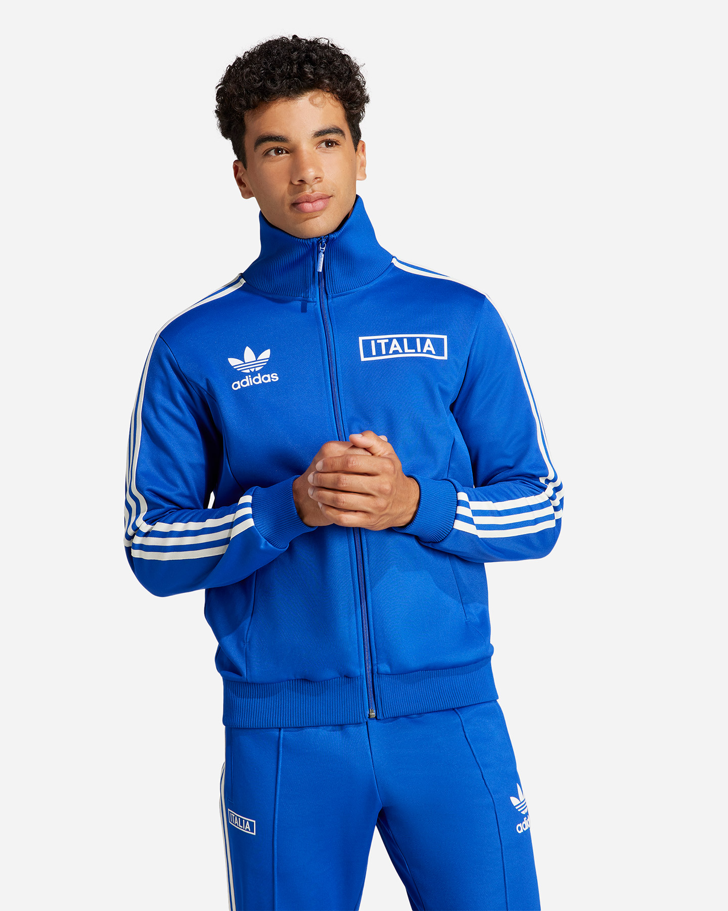 Abbigliamento calcio ufficiale ADIDAS ITALIA OG BECKENBAUER M - Blu royal - 1 | Cisalfa Sport
