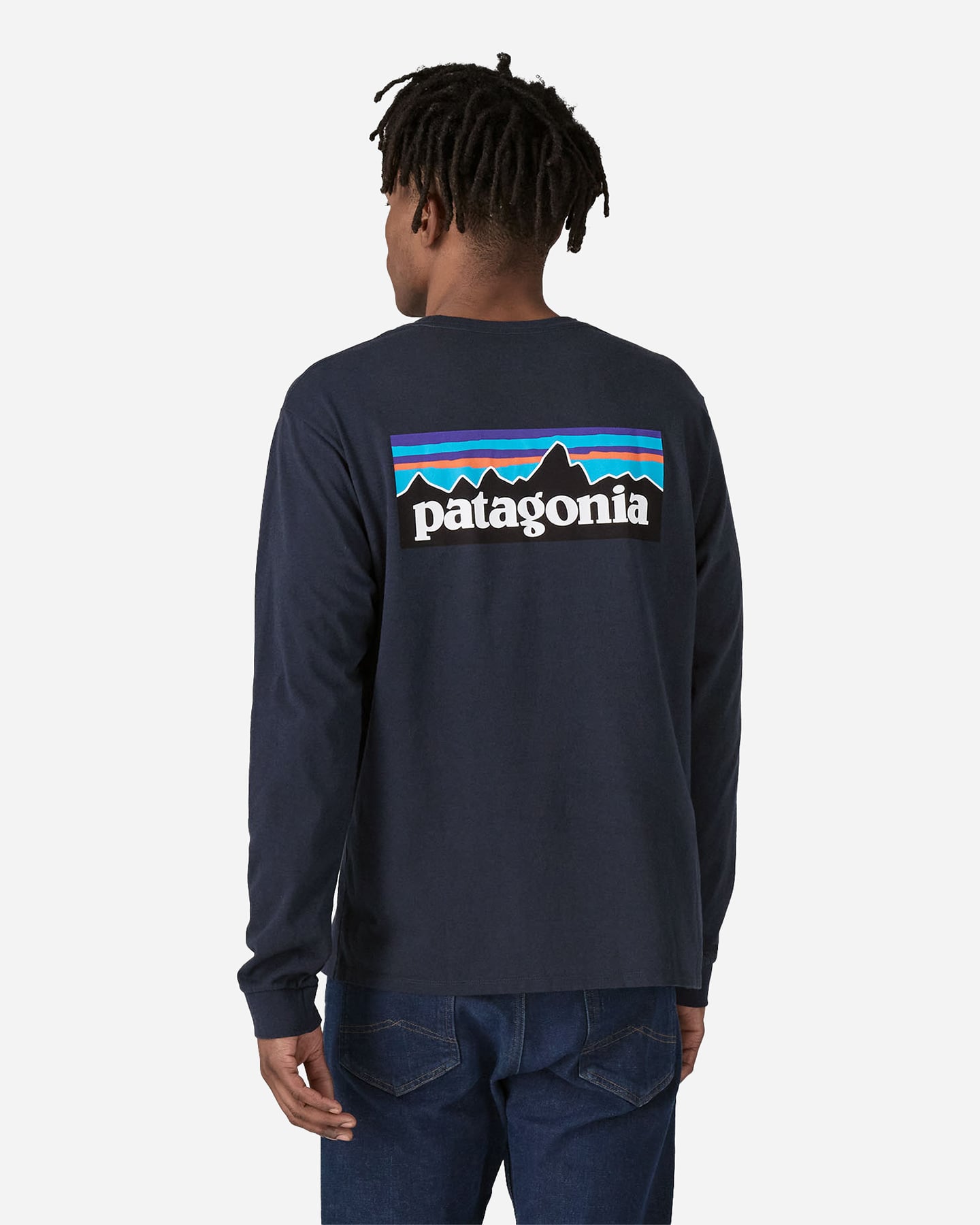 T-shirt PATAGONIA P-6 LOGO M - Blu Navy - 3 | Cisalfa Sport