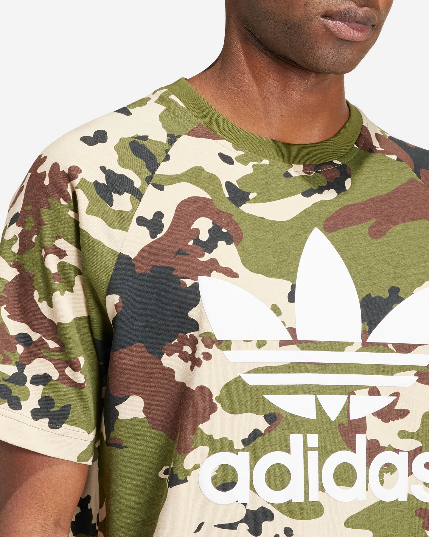 T-shirt ADIDAS CAMO TREFOIL M - Nero - 5 | Cisalfa Sport
