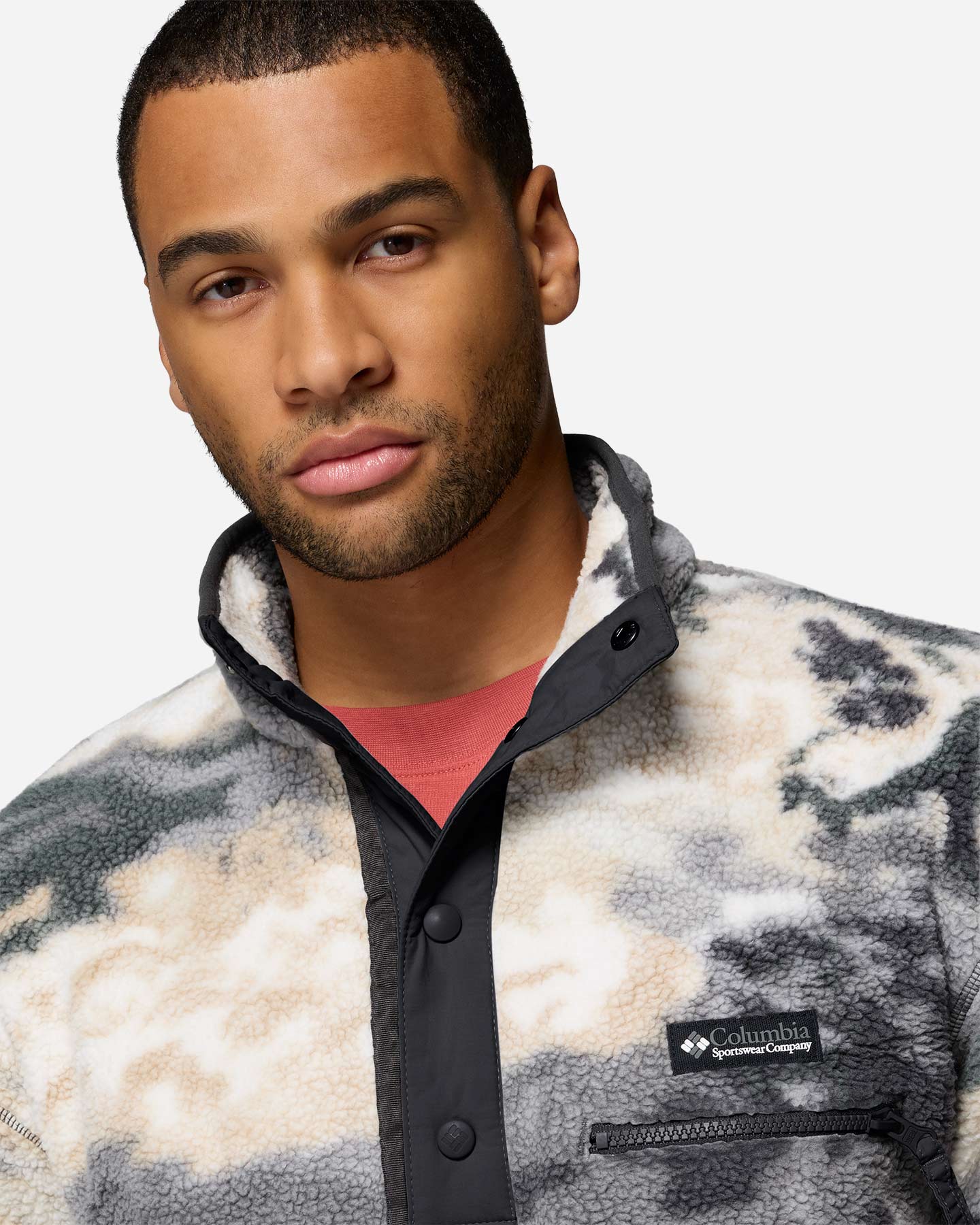 Pile COLUMBIA HELVETIA II PRINTED M - Marrone - 4 | Cisalfa Sport