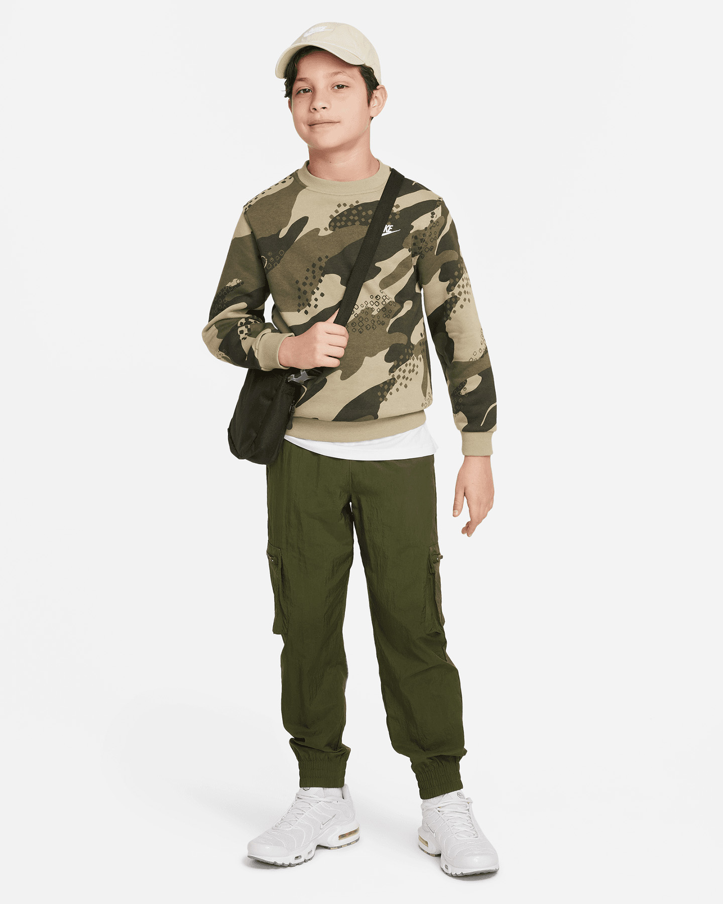 Felpa NIKE SPORTWEAR JR - Marrone - 3 | Cisalfa Sport