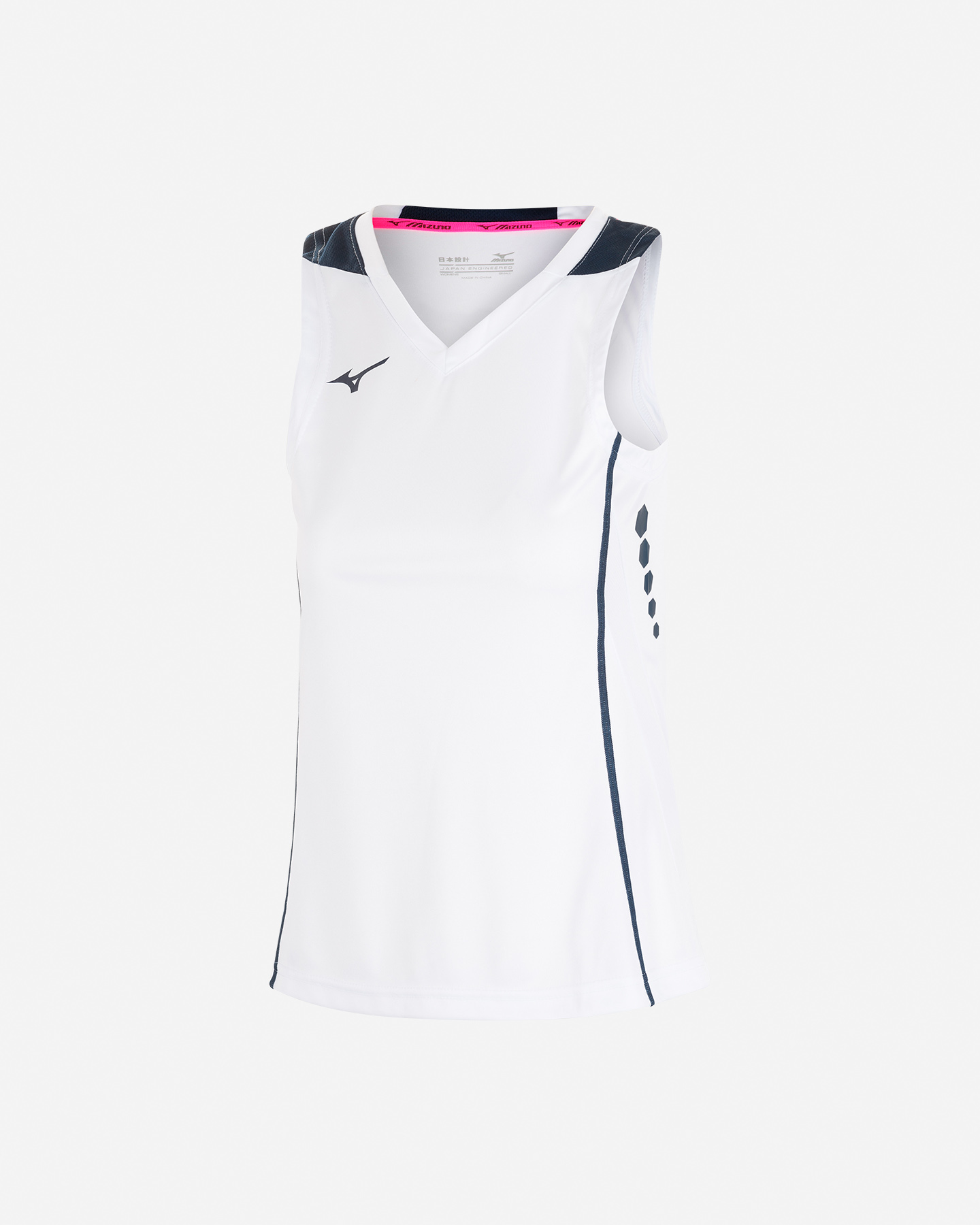 Polo tennis MIZUNO HEX RECT W - Bianco - 0 | Cisalfa Sport