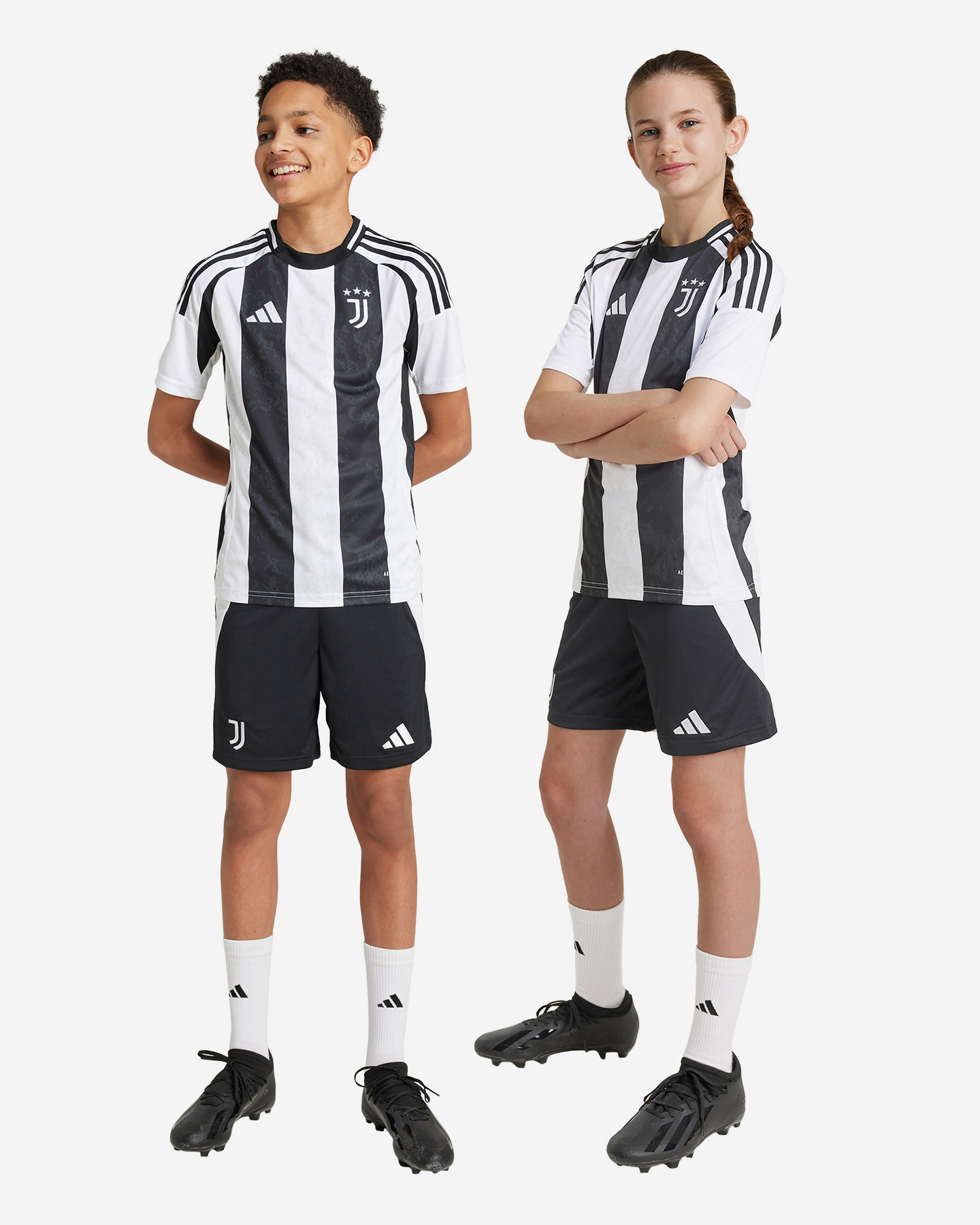 Pantaloncini calcio ufficiali ADIDAS JUVENTUS HOME 24-25 JR - Color mix - 1 | Cisalfa Sport