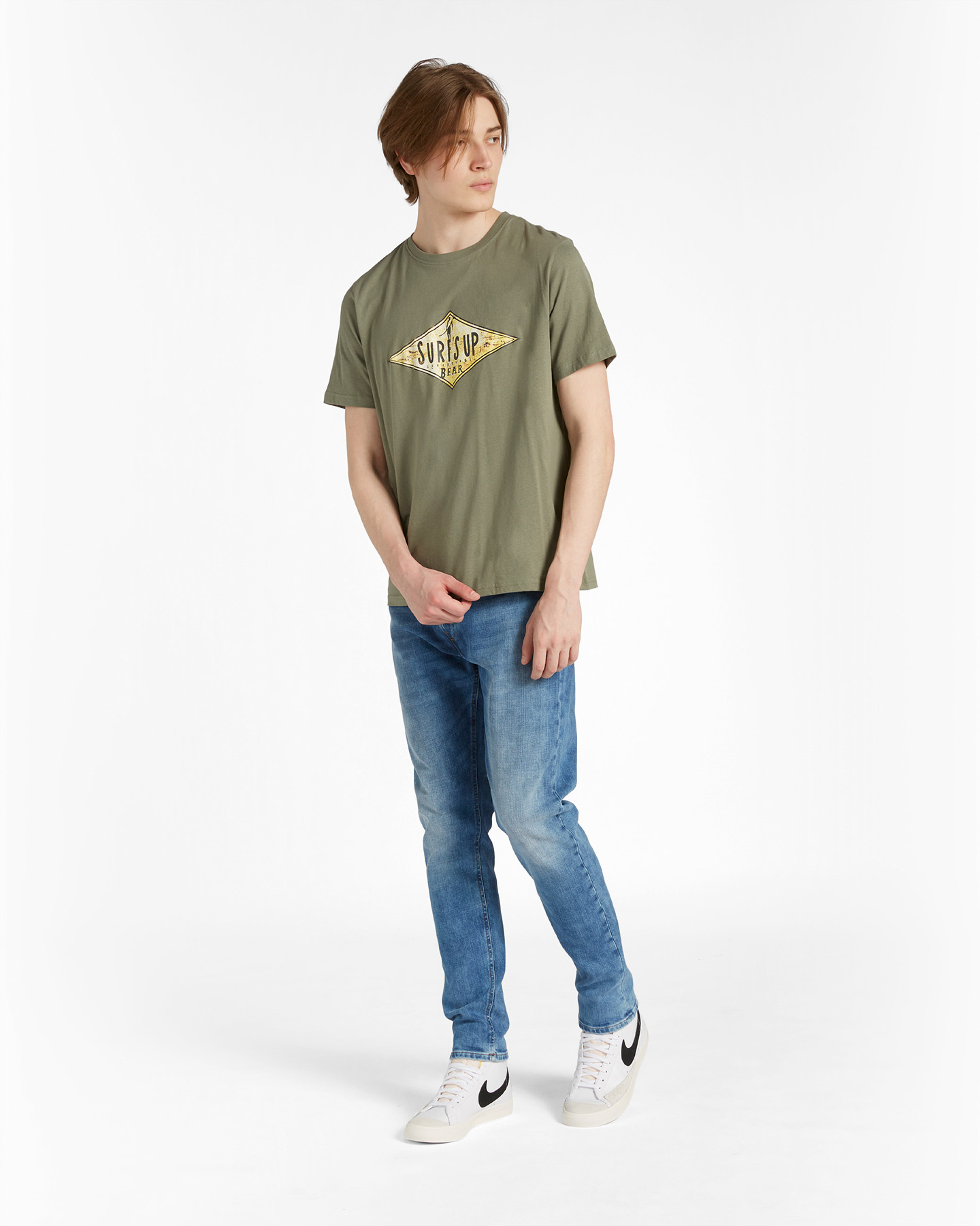 T-shirt BEAR SURFER CONCEPT M - Verde - 1 | Cisalfa Sport