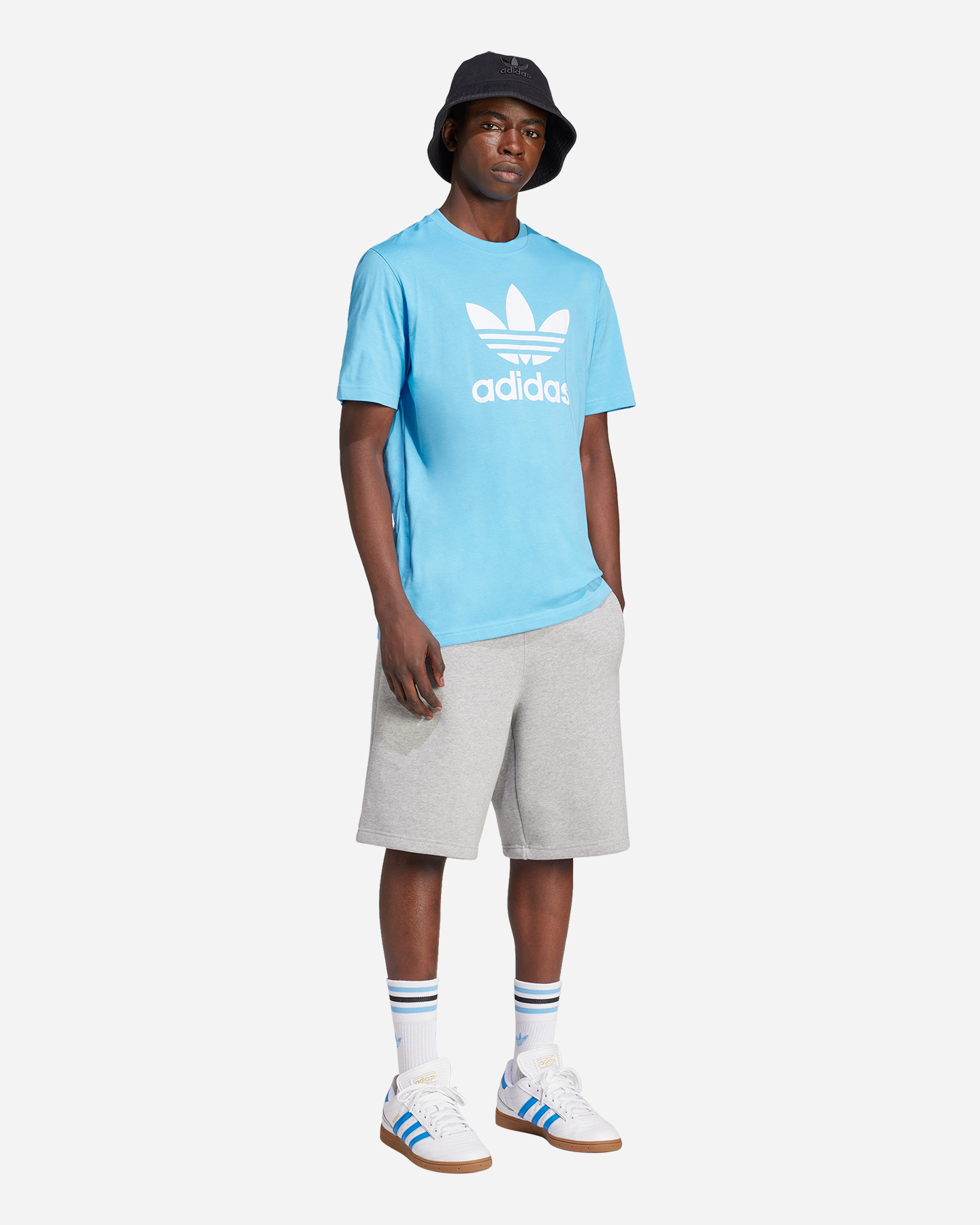 T-shirt ADIDAS TREFOIL M - Azzurro - 3 | Cisalfa Sport