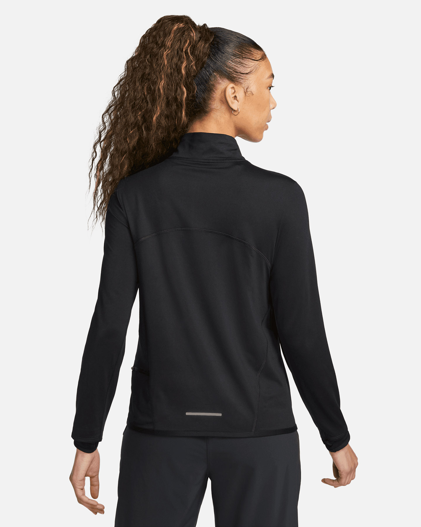 Maglia running NIKE SWIFT ELEMENT DRI FIT W - Nero - 1 | Cisalfa Sport