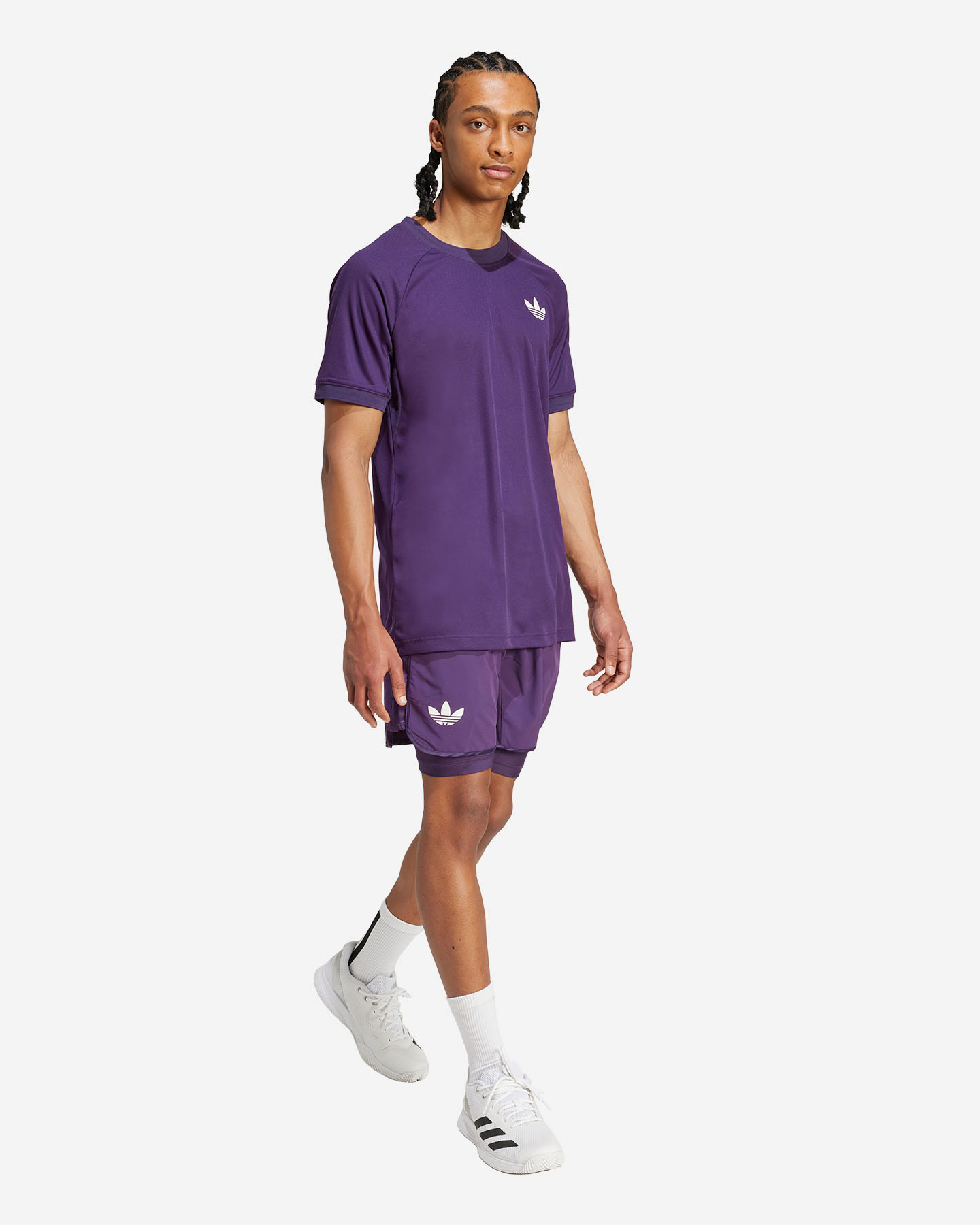 T-shirt tennis ADIDAS FLFT PRO AURORA M - Viola - 3 | Cisalfa Sport