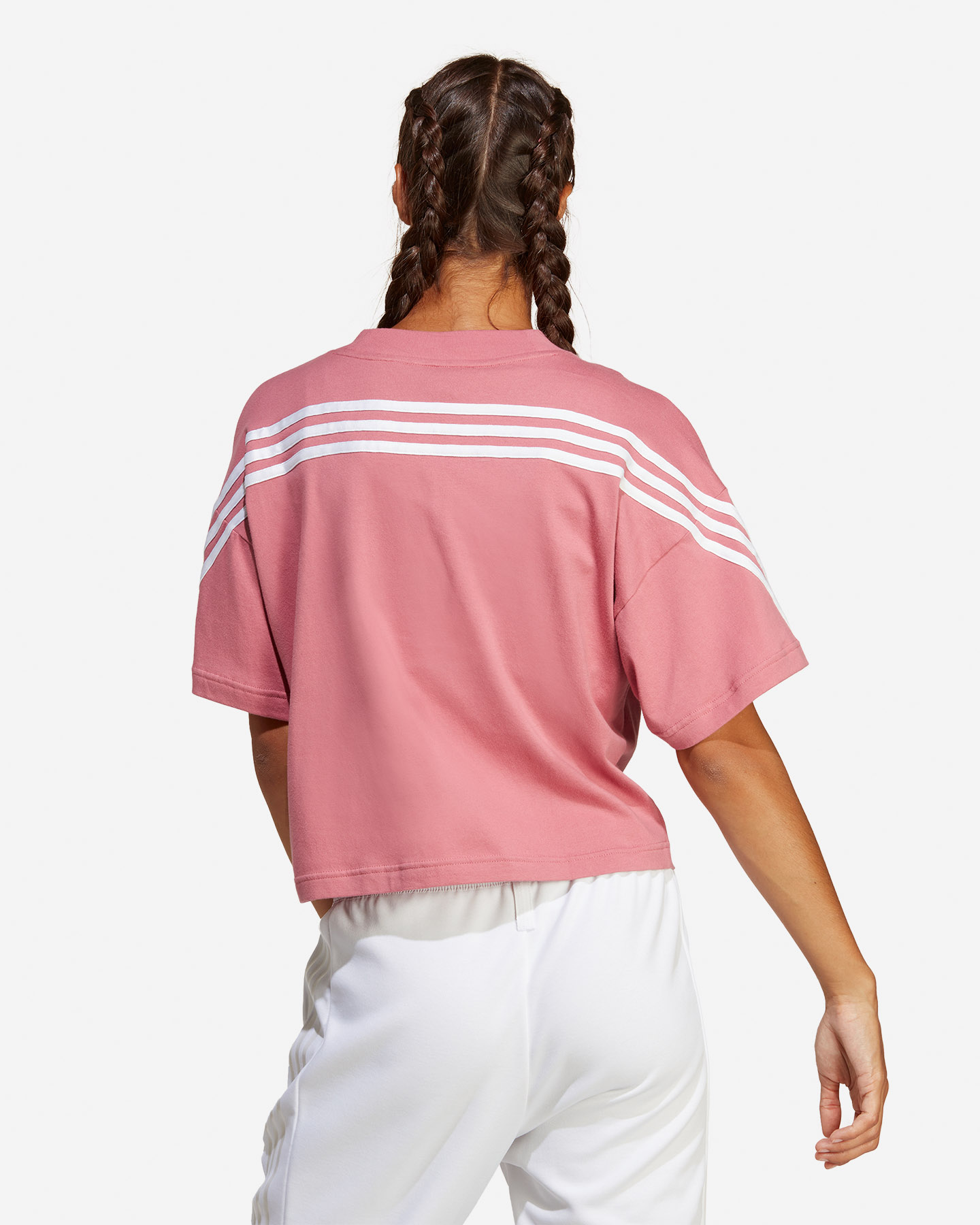 T-shirt ADIDAS 3STRIPES W - Rosa - 3 | Cisalfa Sport