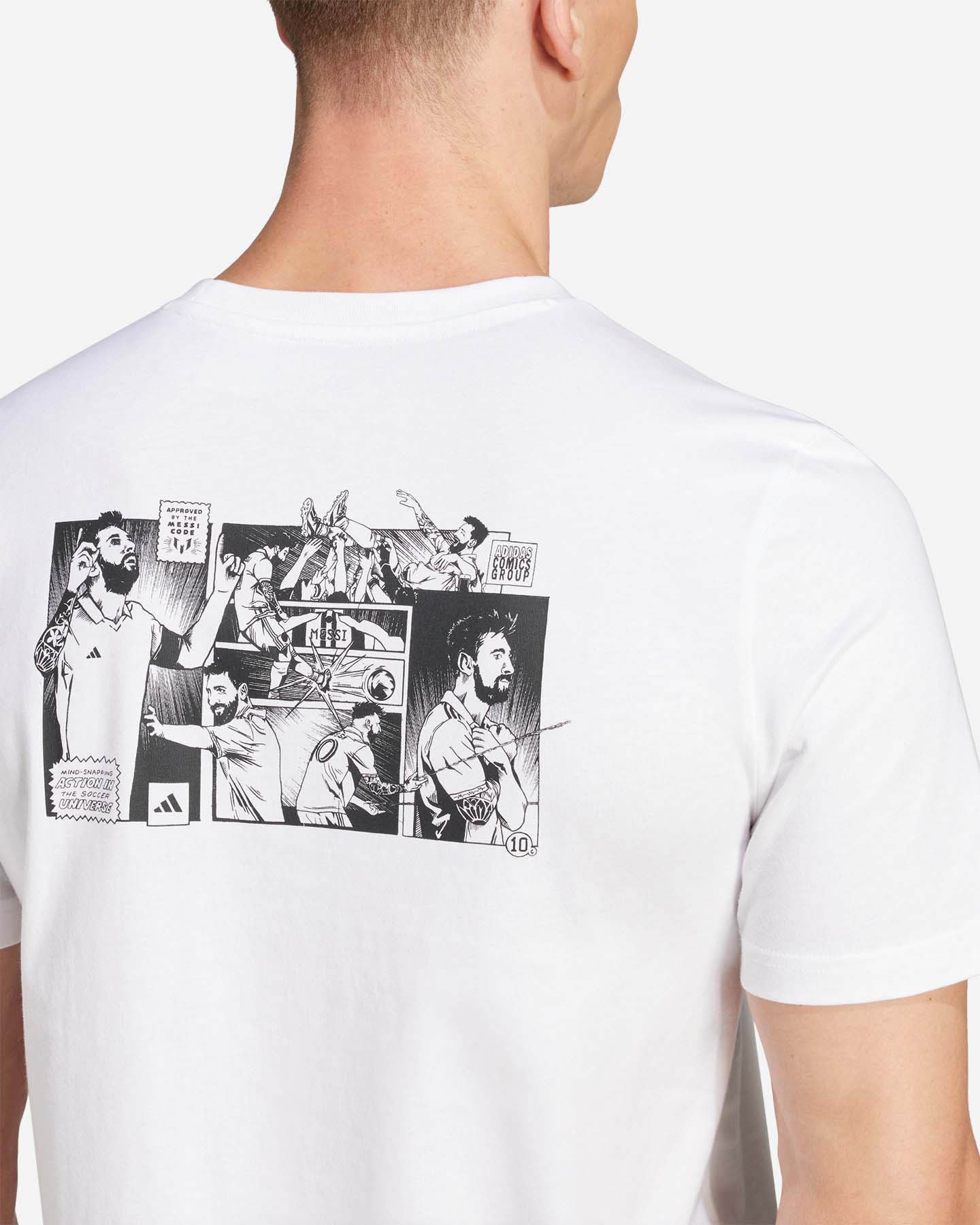 Maglia calcio ADIDAS MESSI ICON M - Bianco - 4 | Cisalfa Sport