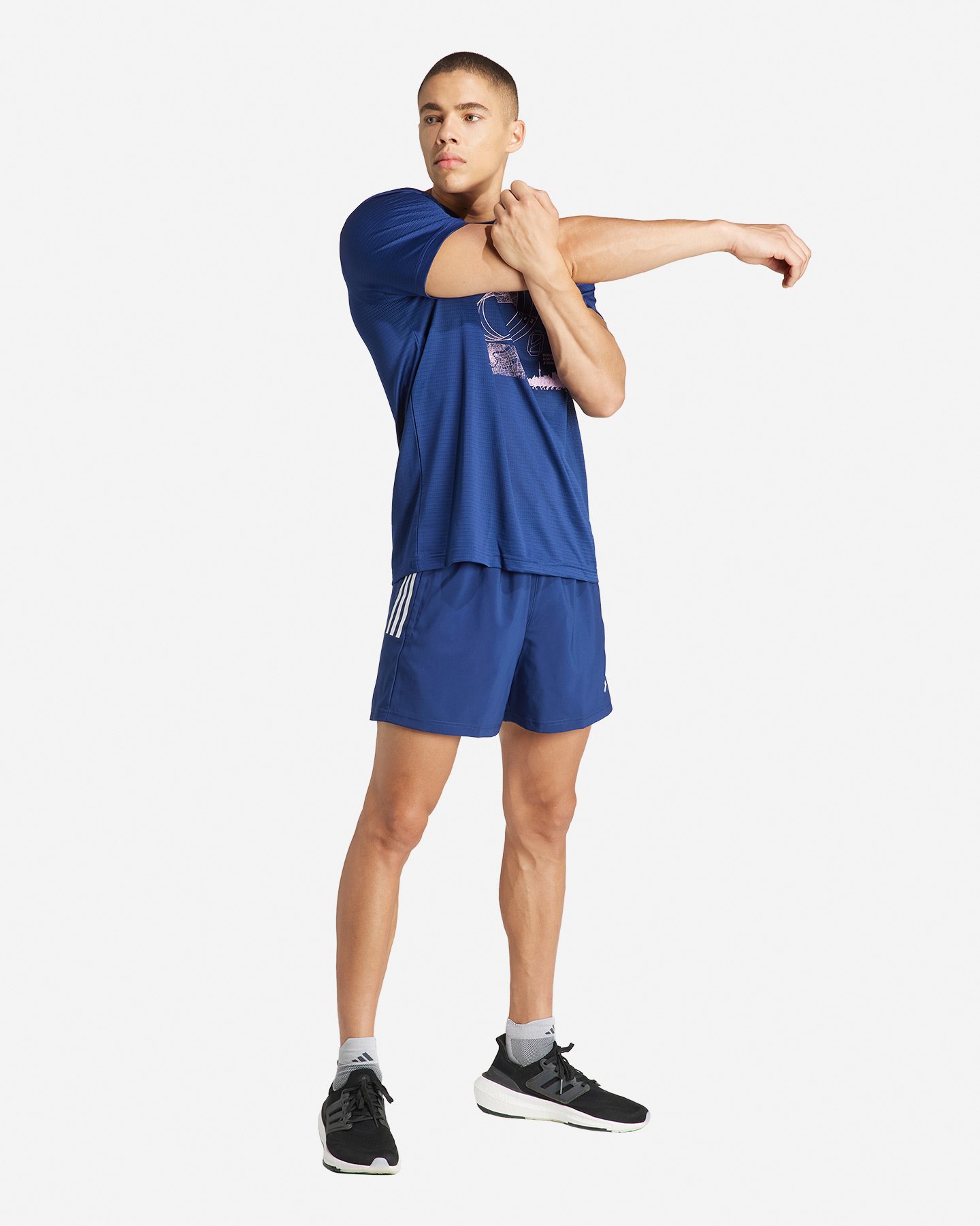 Short running ADIDAS OTR B M - Blu - 2 | Cisalfa Sport