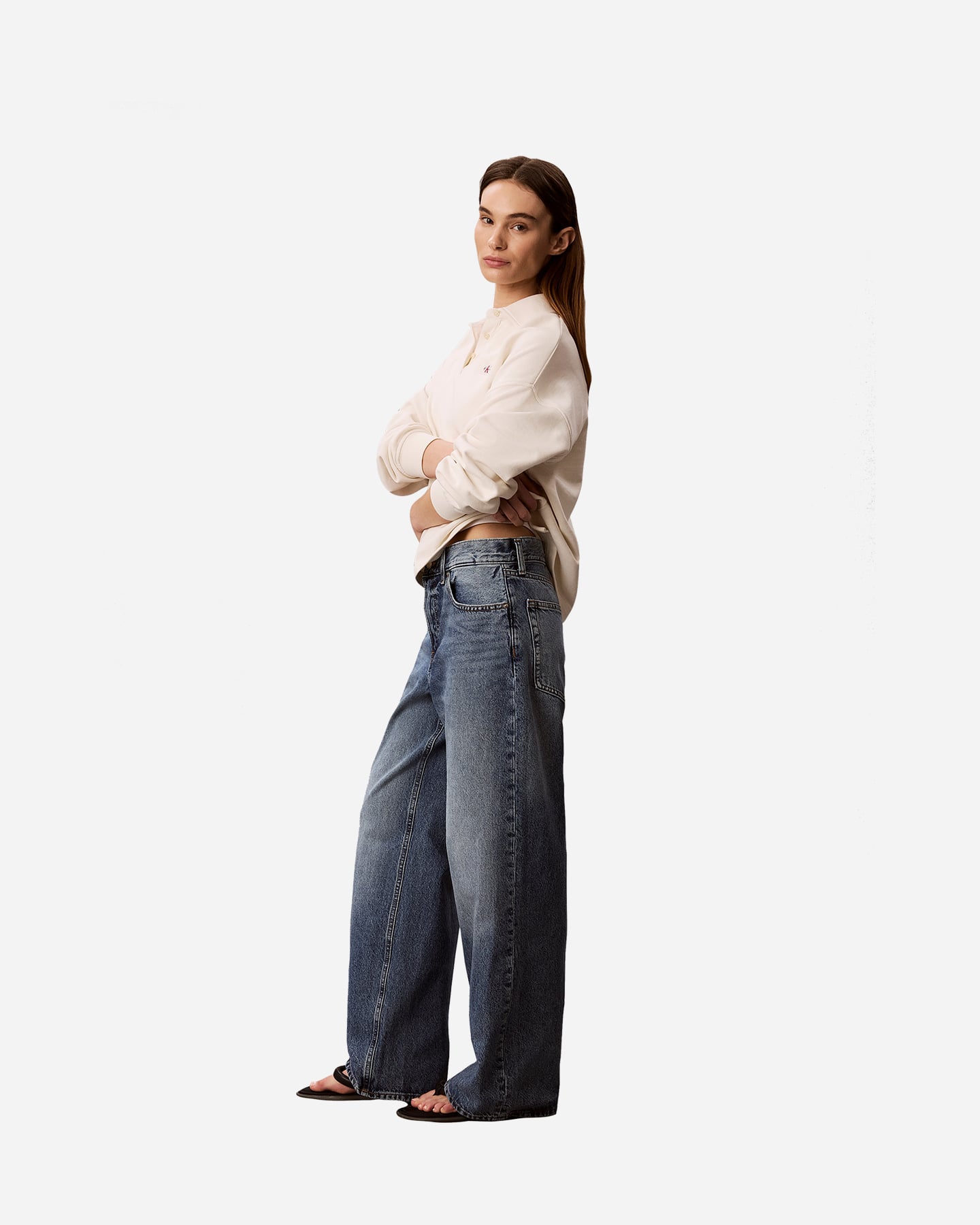 Jeans CALVIN KLEIN JEANS LOW RISE W - Denim - 2 | Cisalfa Sport