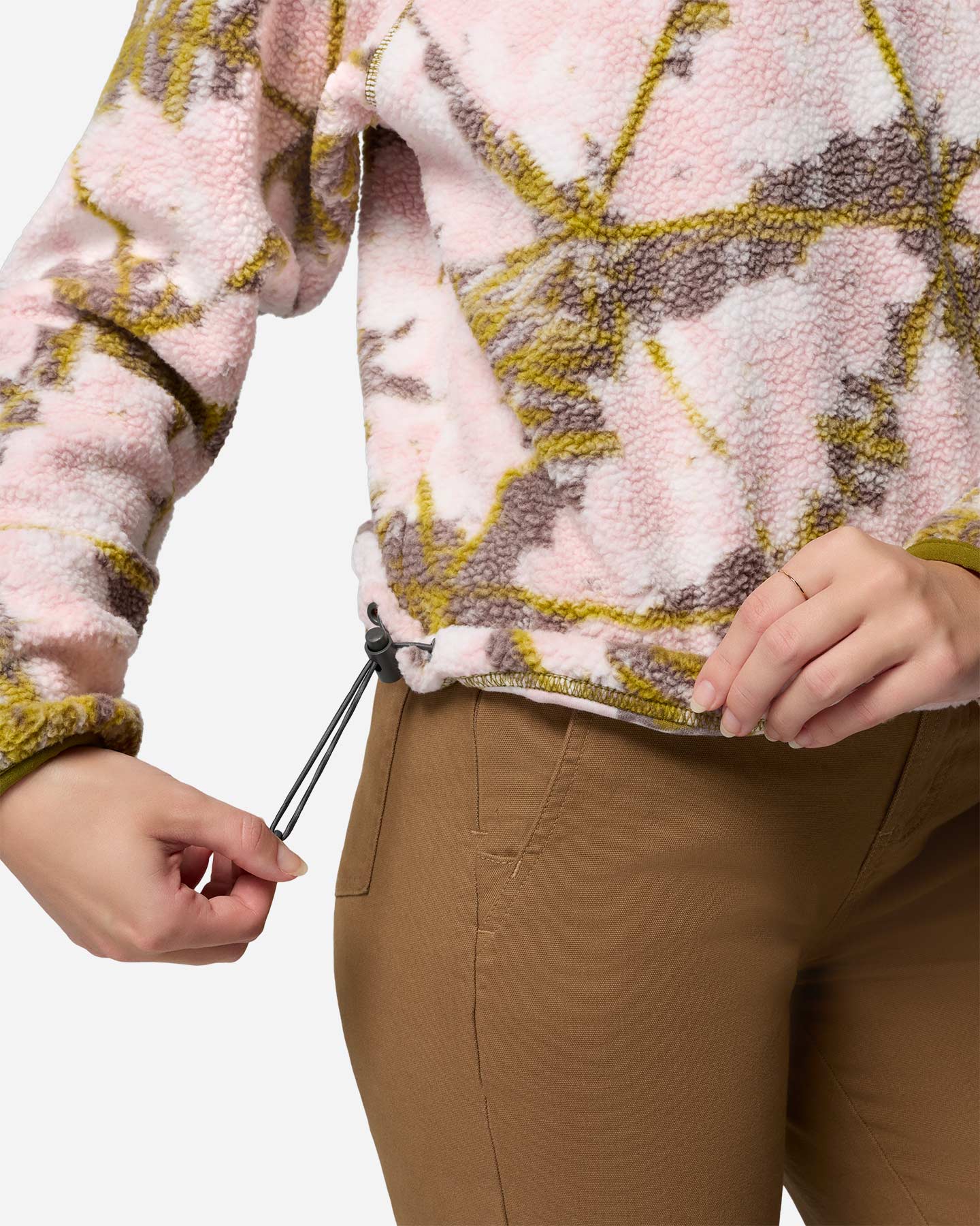 Pile COLUMBIA HELVETIA II PRINTED W - Rosso - 5 | Cisalfa Sport